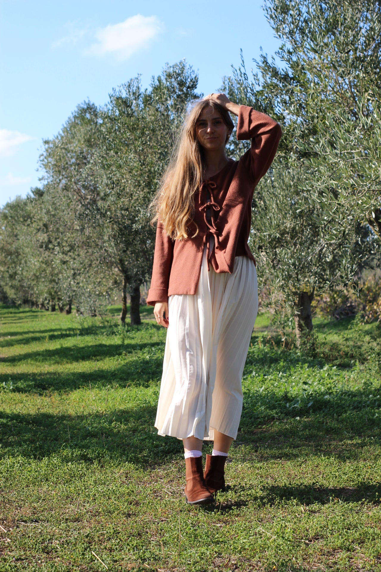 Cardigan Fiocco in lana pura