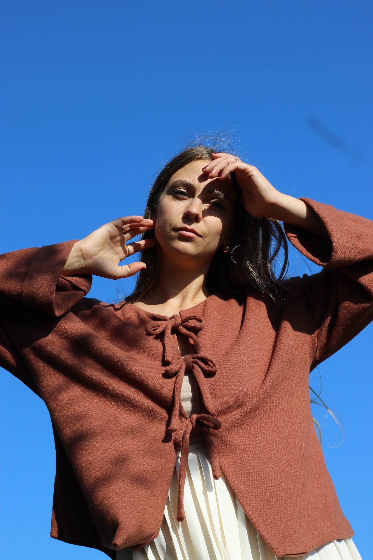 Cardigan Fiocco in lana pura