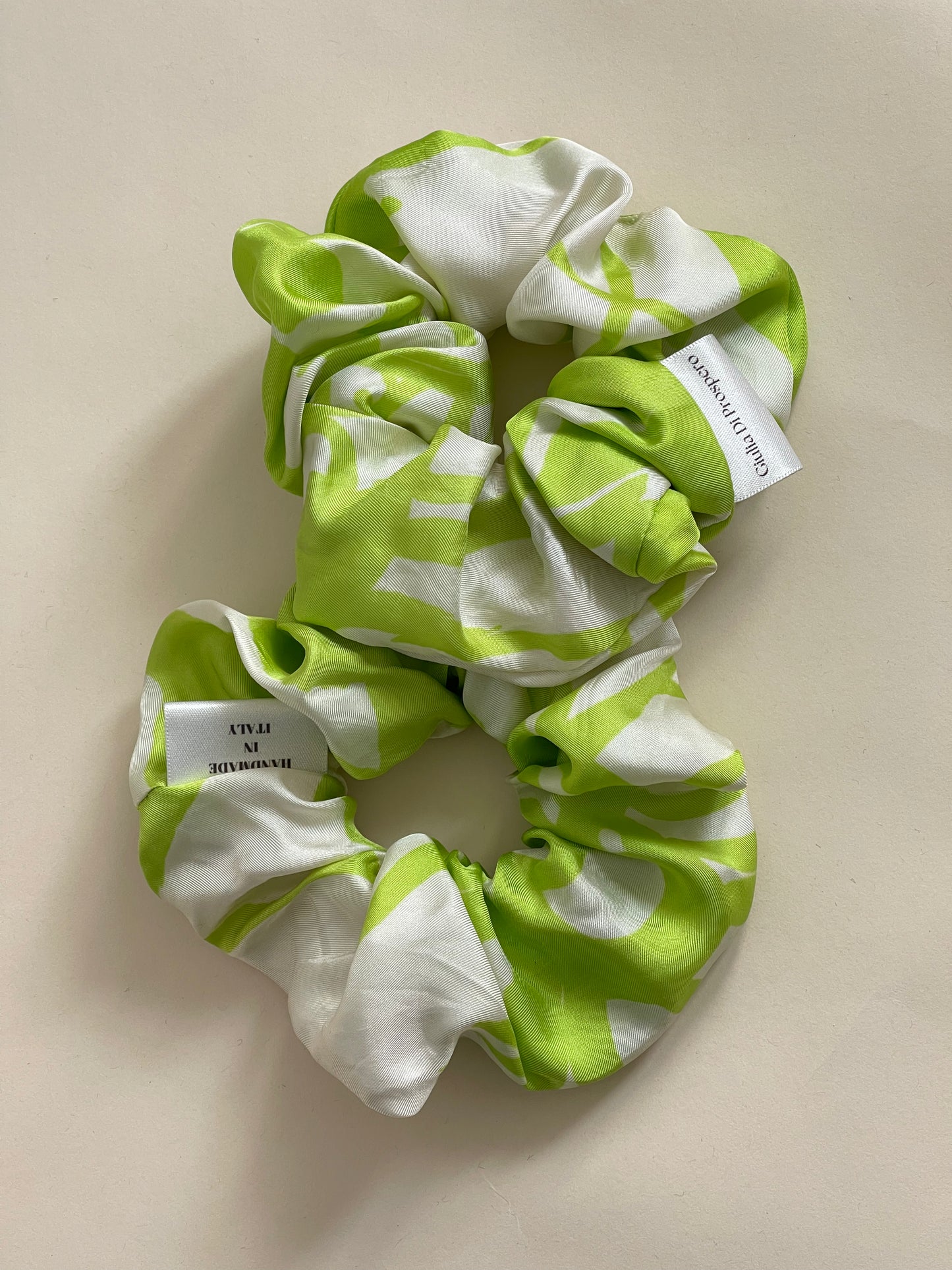 Maxi Scrunchie Seta Lime