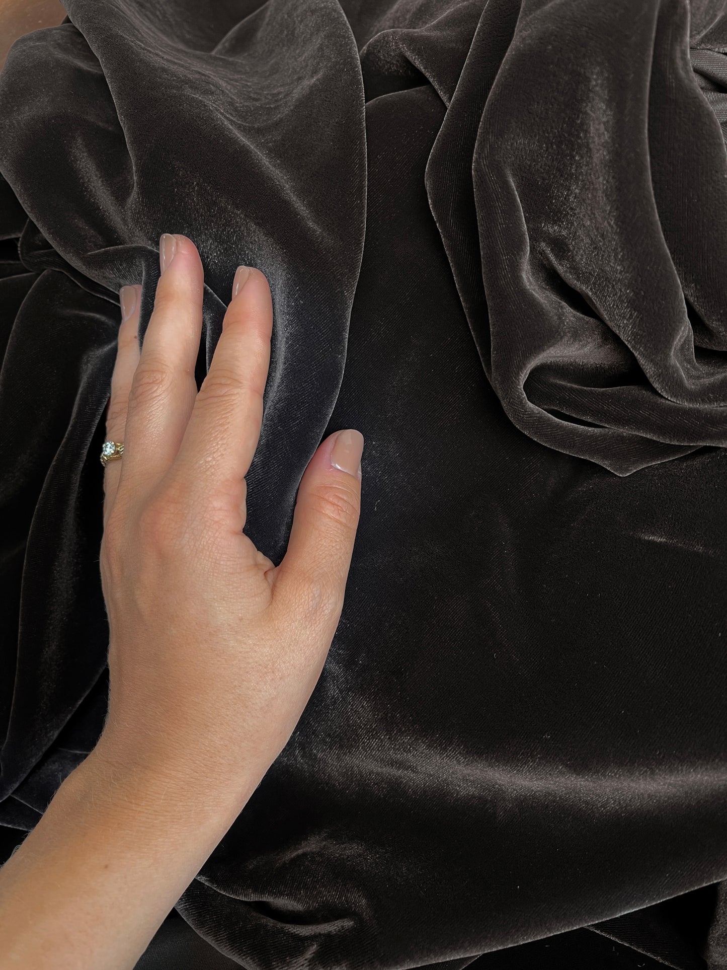 Susan Blouse Velvet Silk
