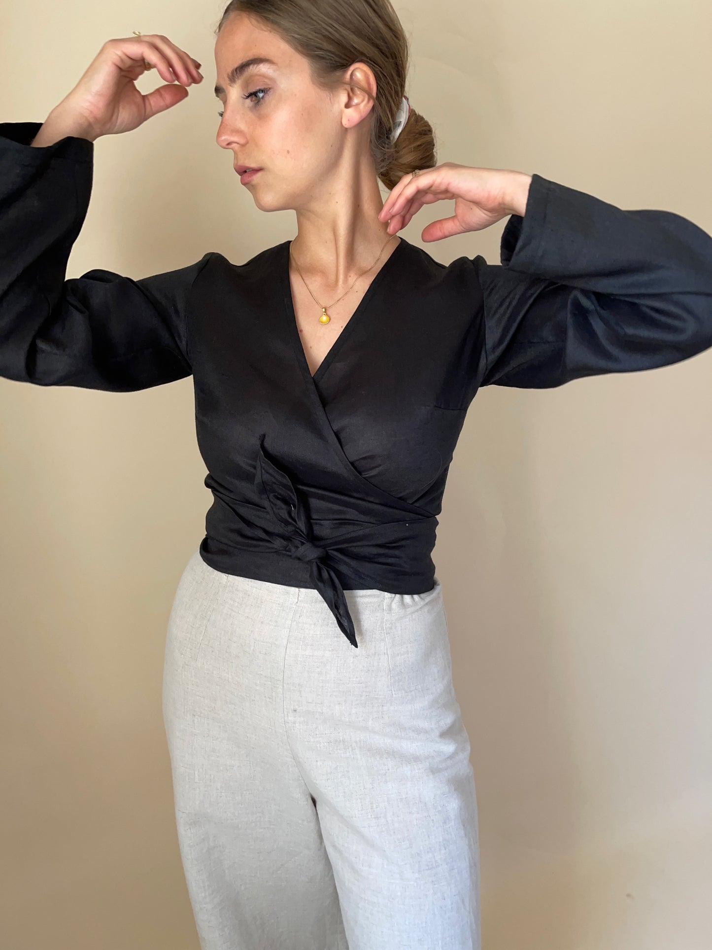 Linen Shell Top