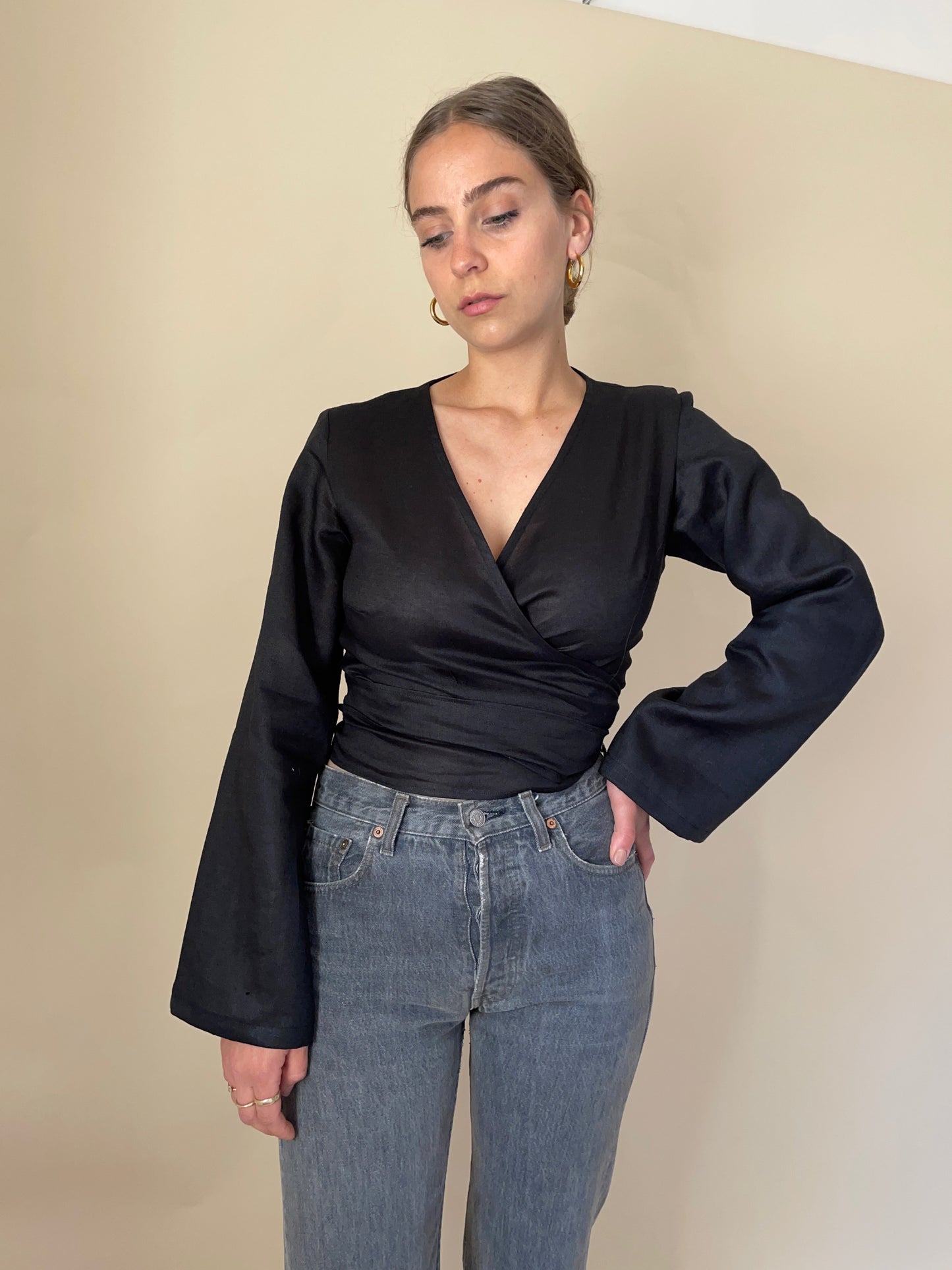Linen Shell Top