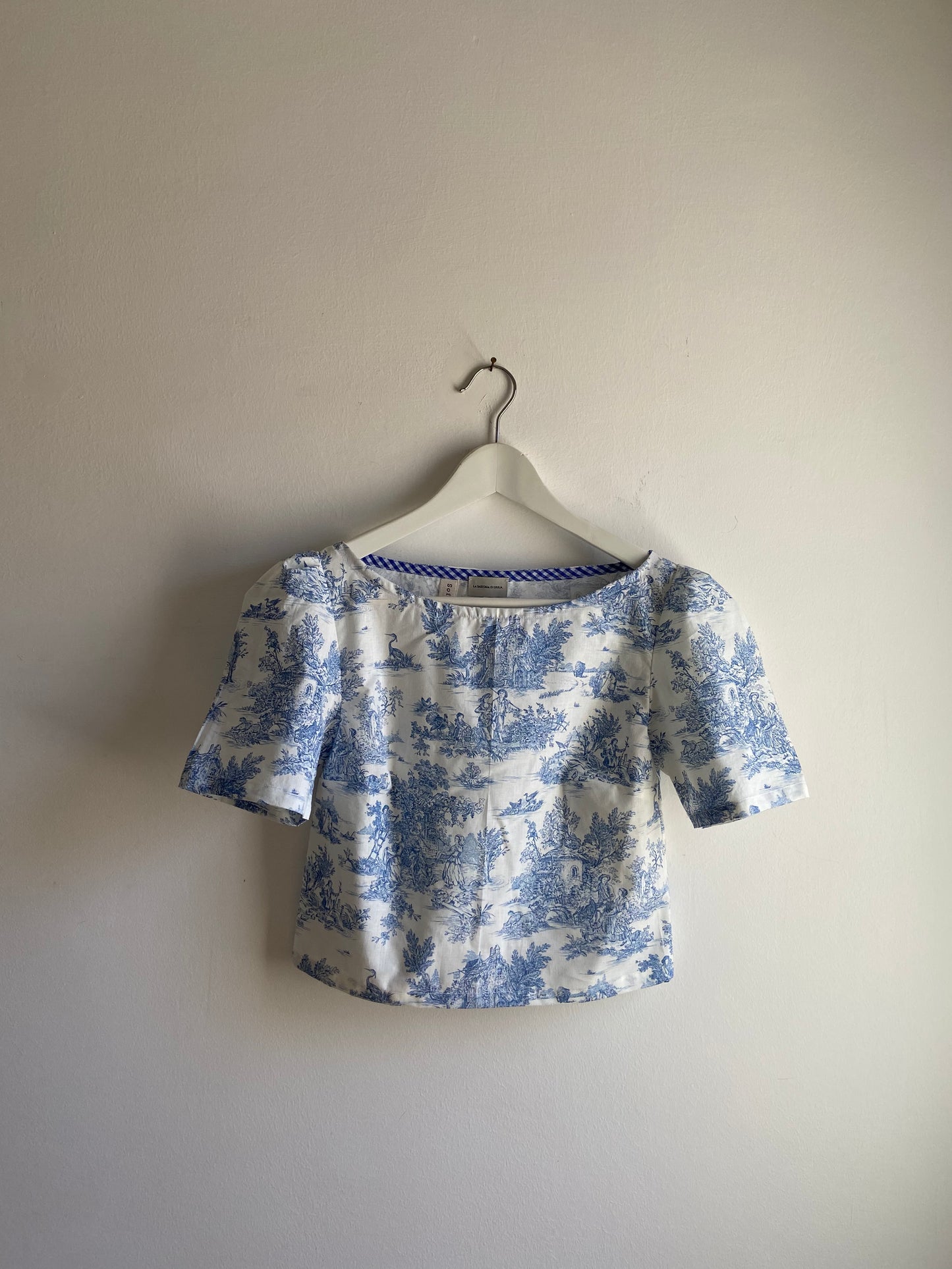 Top Sabbia cotone