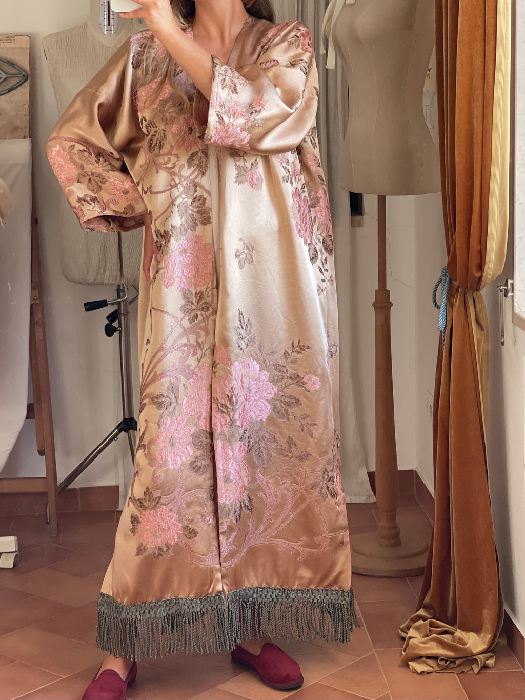 Kimono con frange