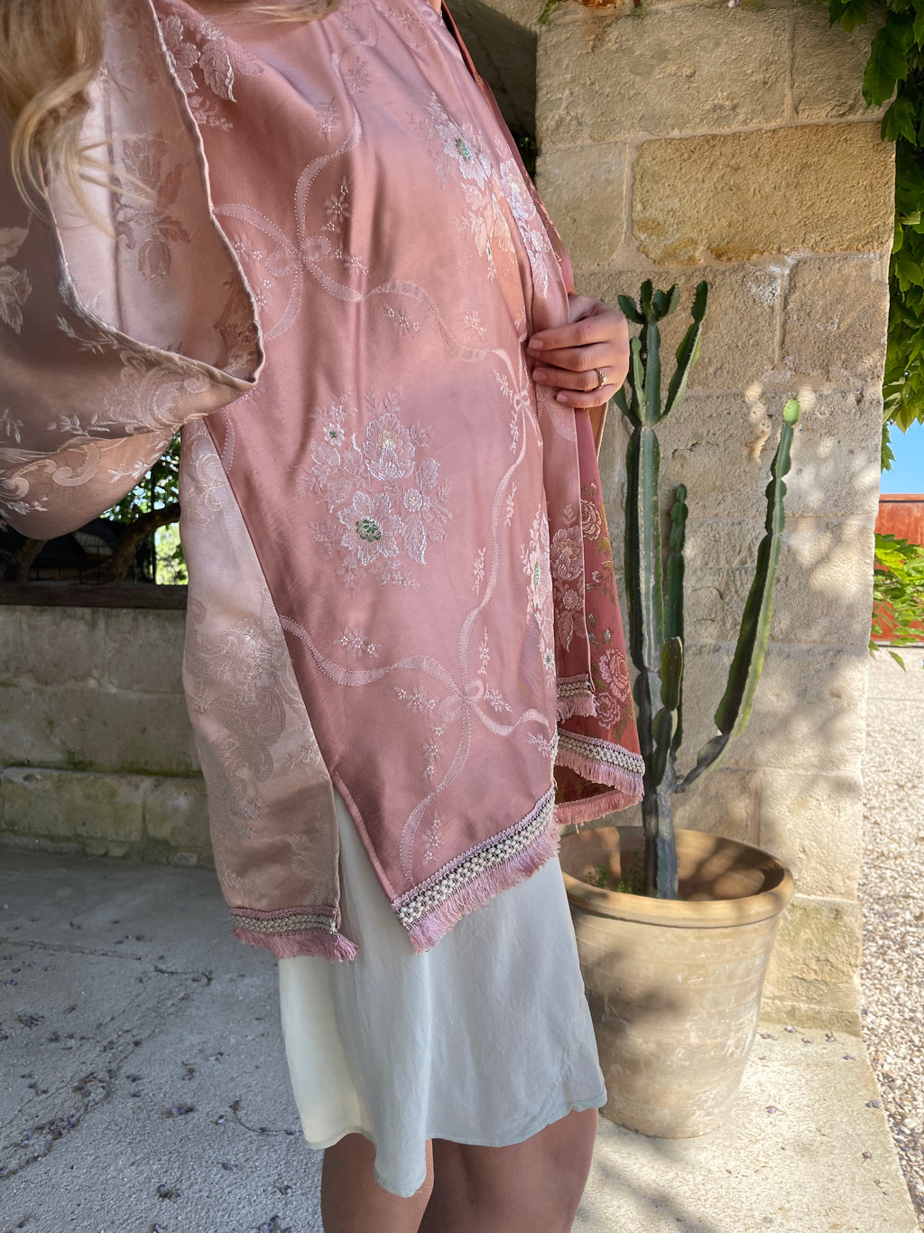Kimono con frange