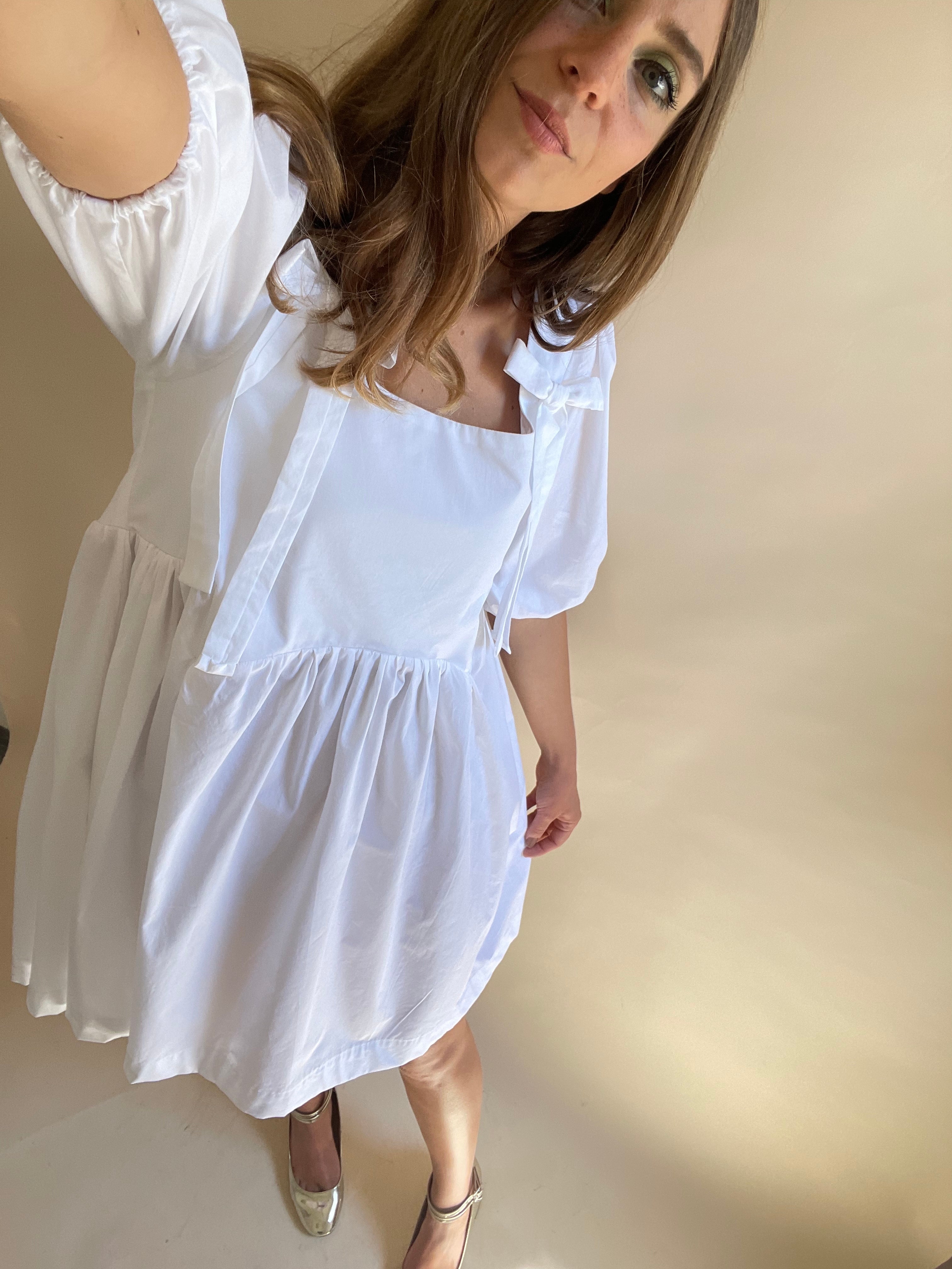 Linen / cotton picnic dress