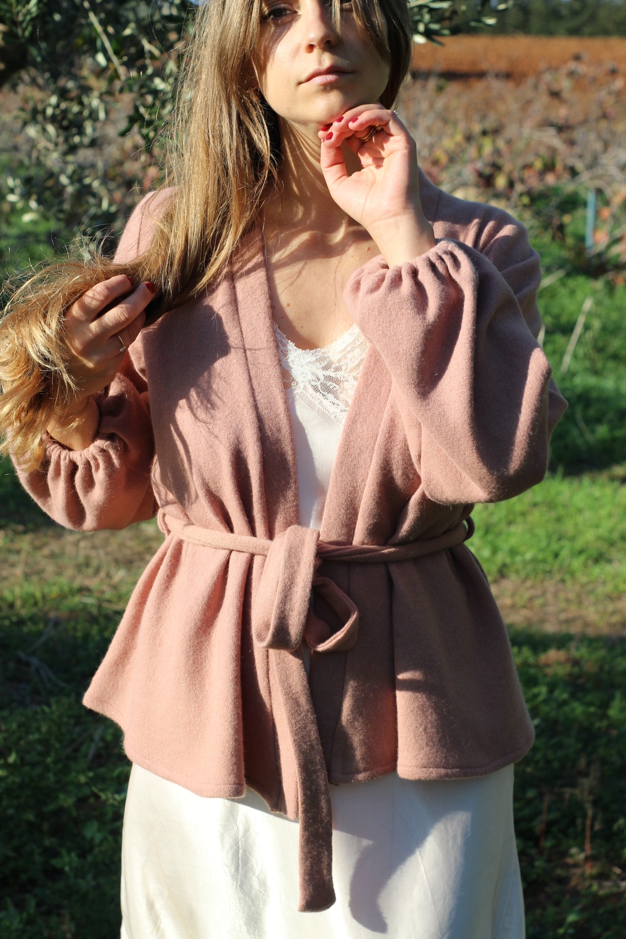 Cardigan Beatrice in lana pura