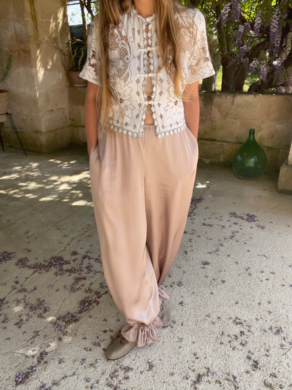 Pantalone satin bloomers