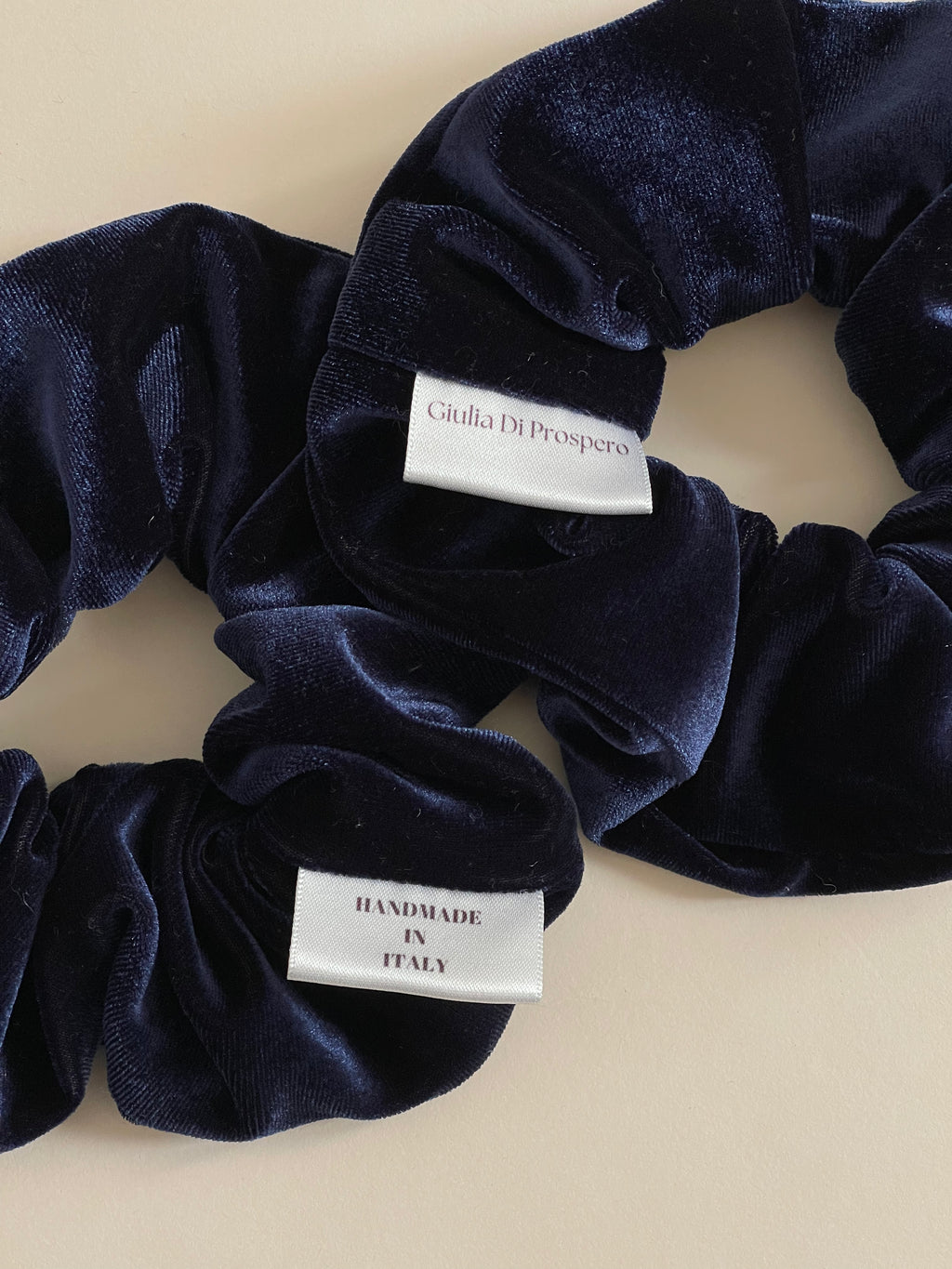 Maxi Scrunchie Velluto Blu