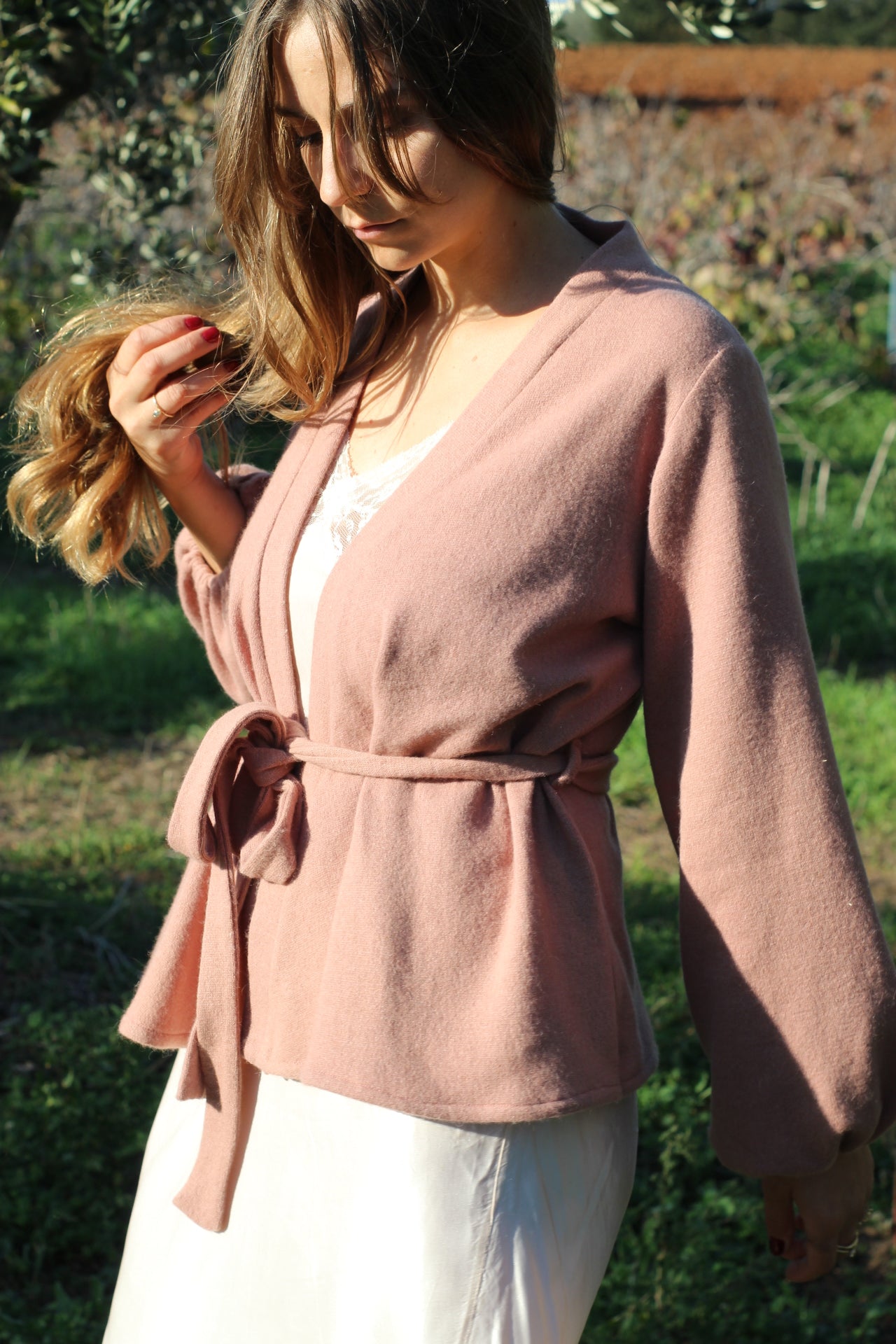 Cardigan Beatrice in lana pura