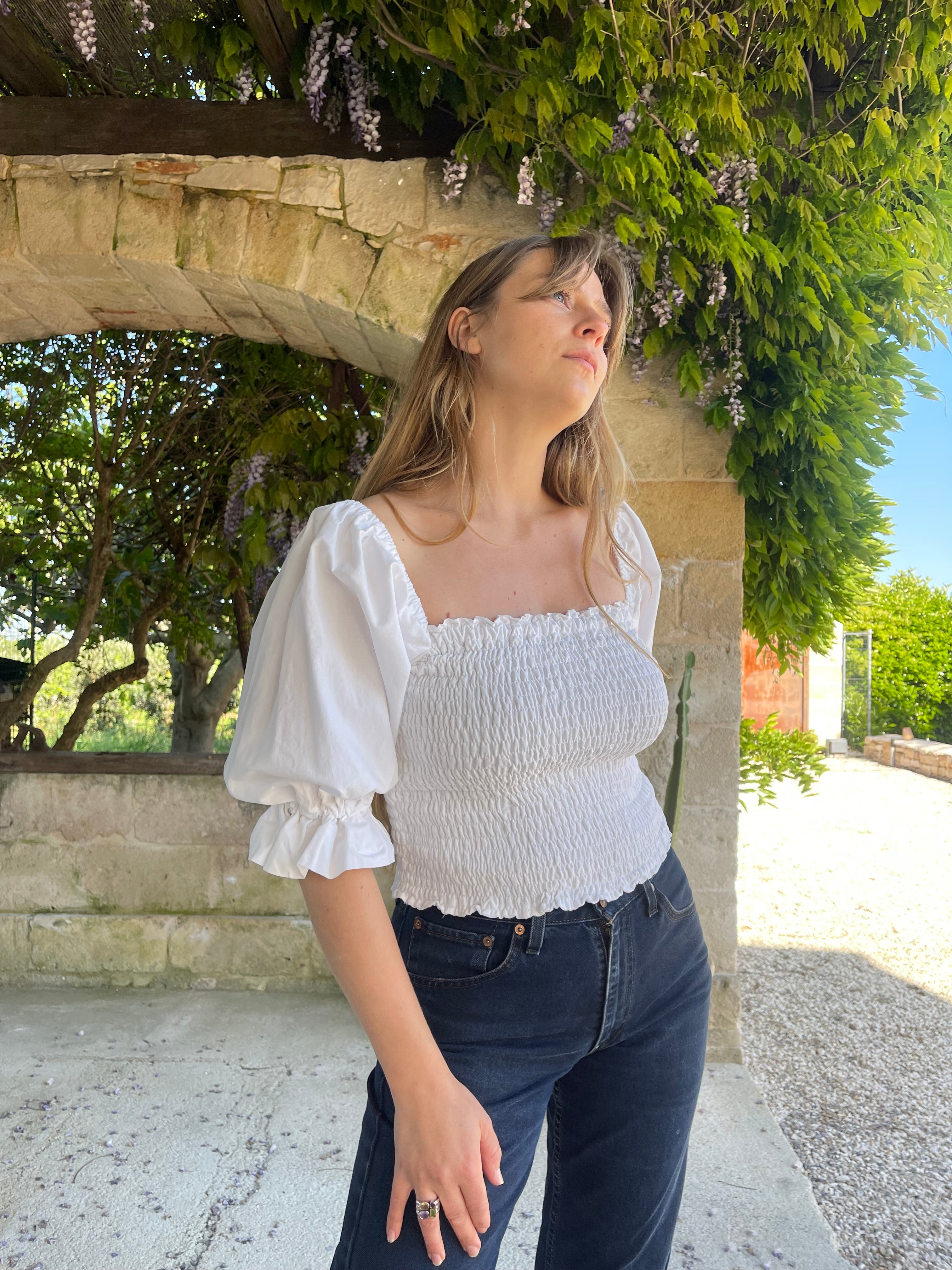 Top Lentiggini cotone
