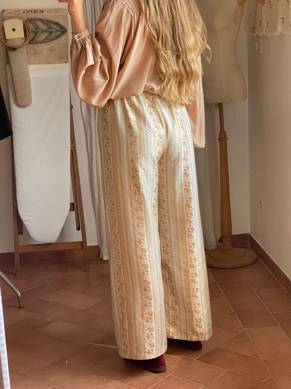 Pantalone Olivia jacquard leggero