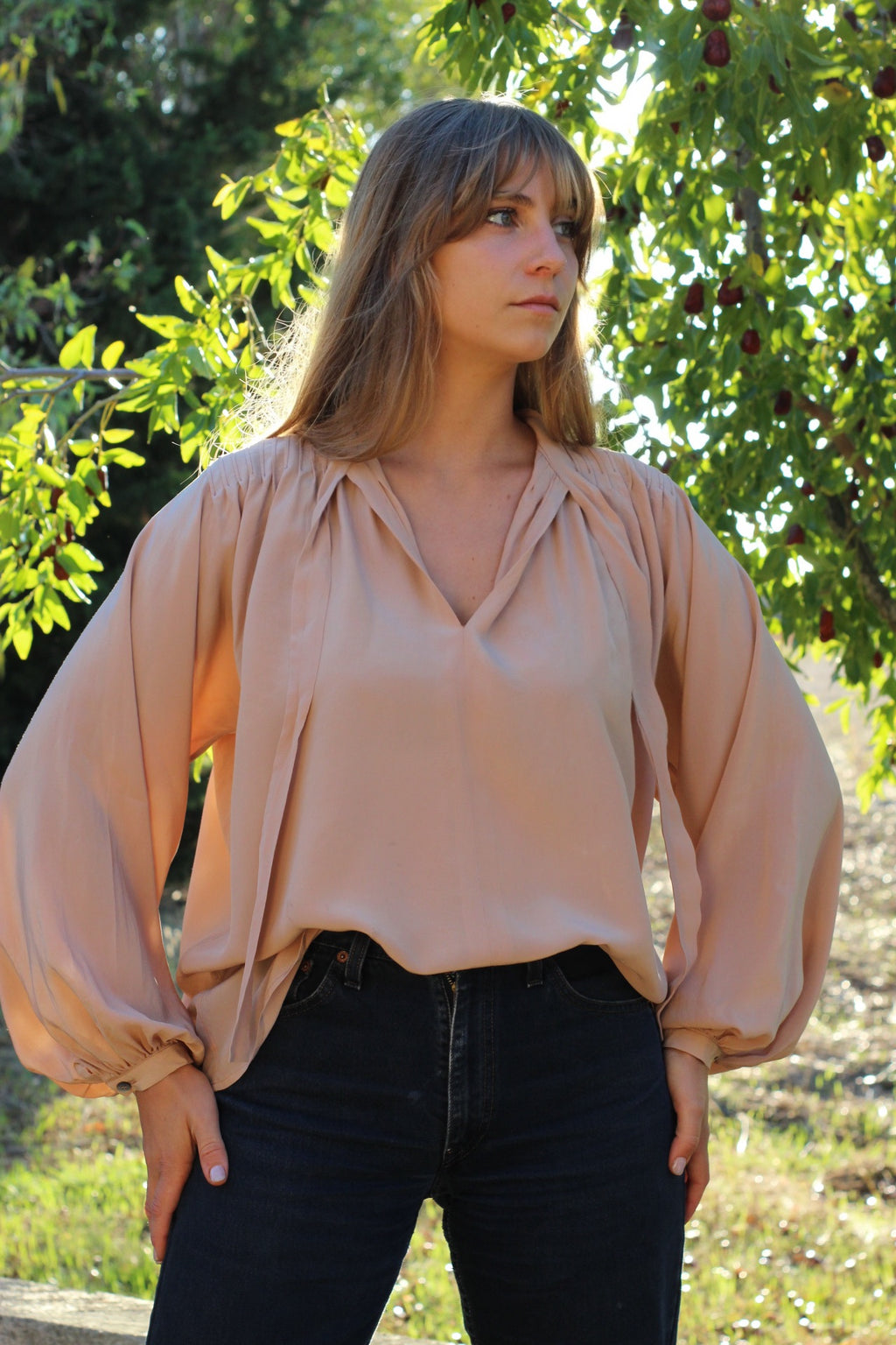 Blusa Lucia seta