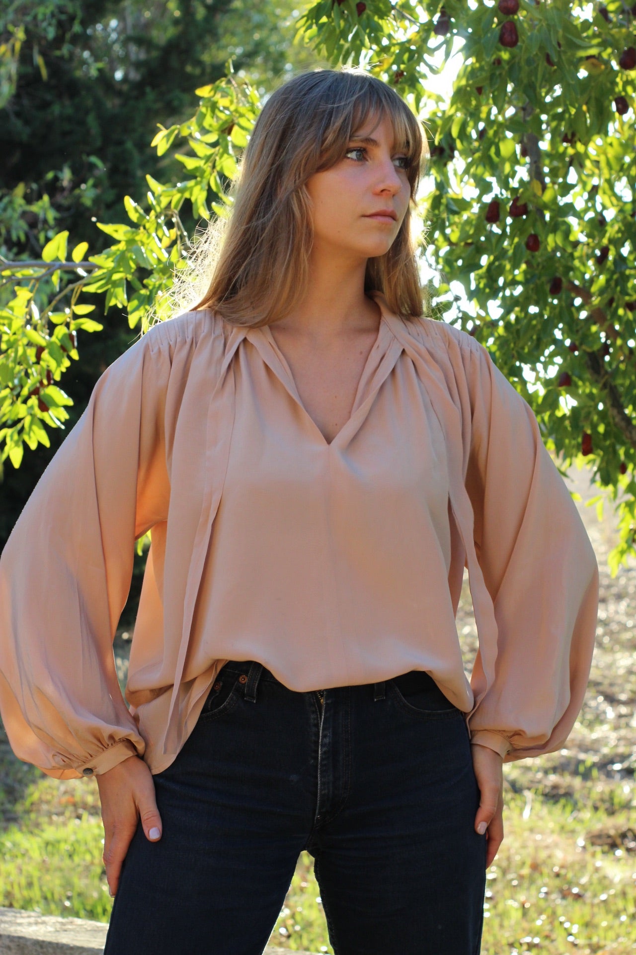 Blusa Lucia seta