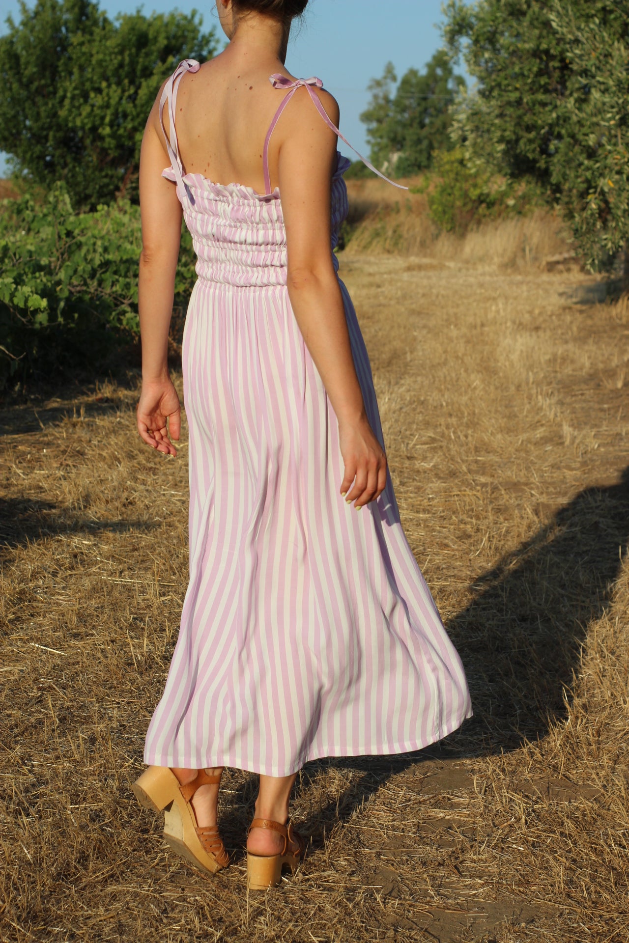 Lola dress with suspenders