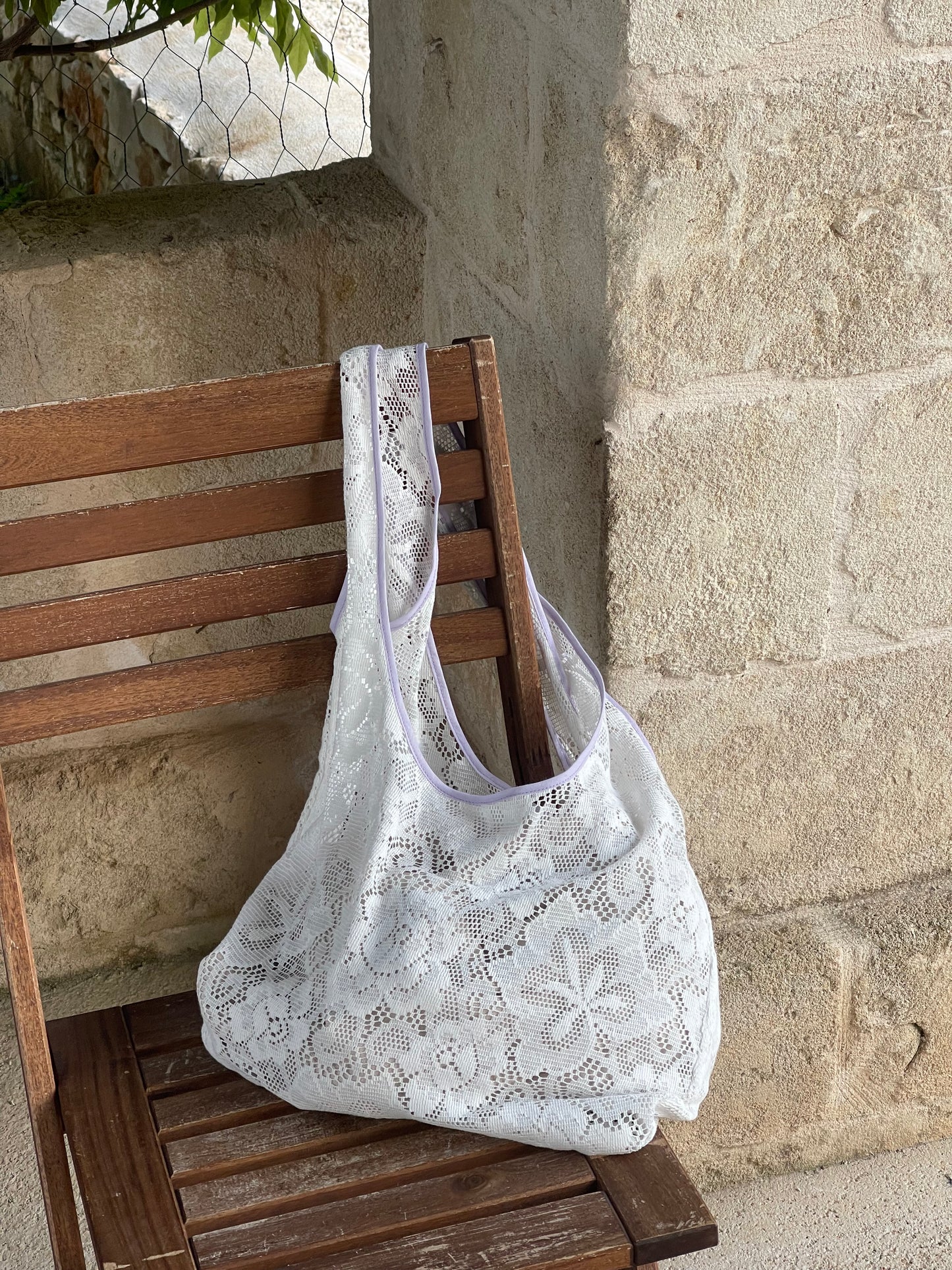 Tote bag pizzo