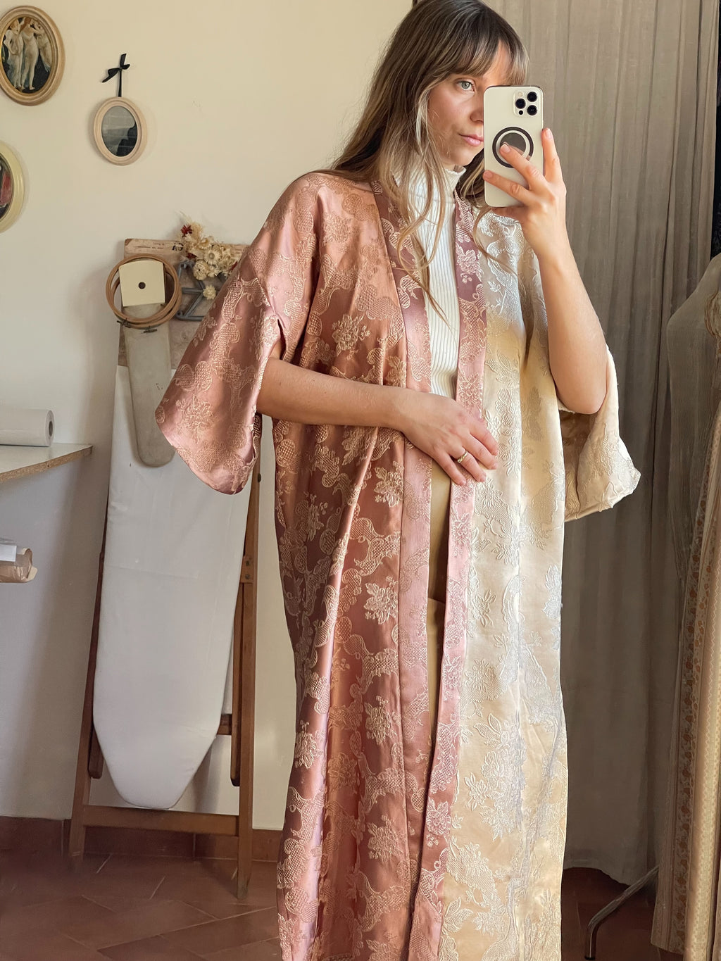 Kimono con frange
