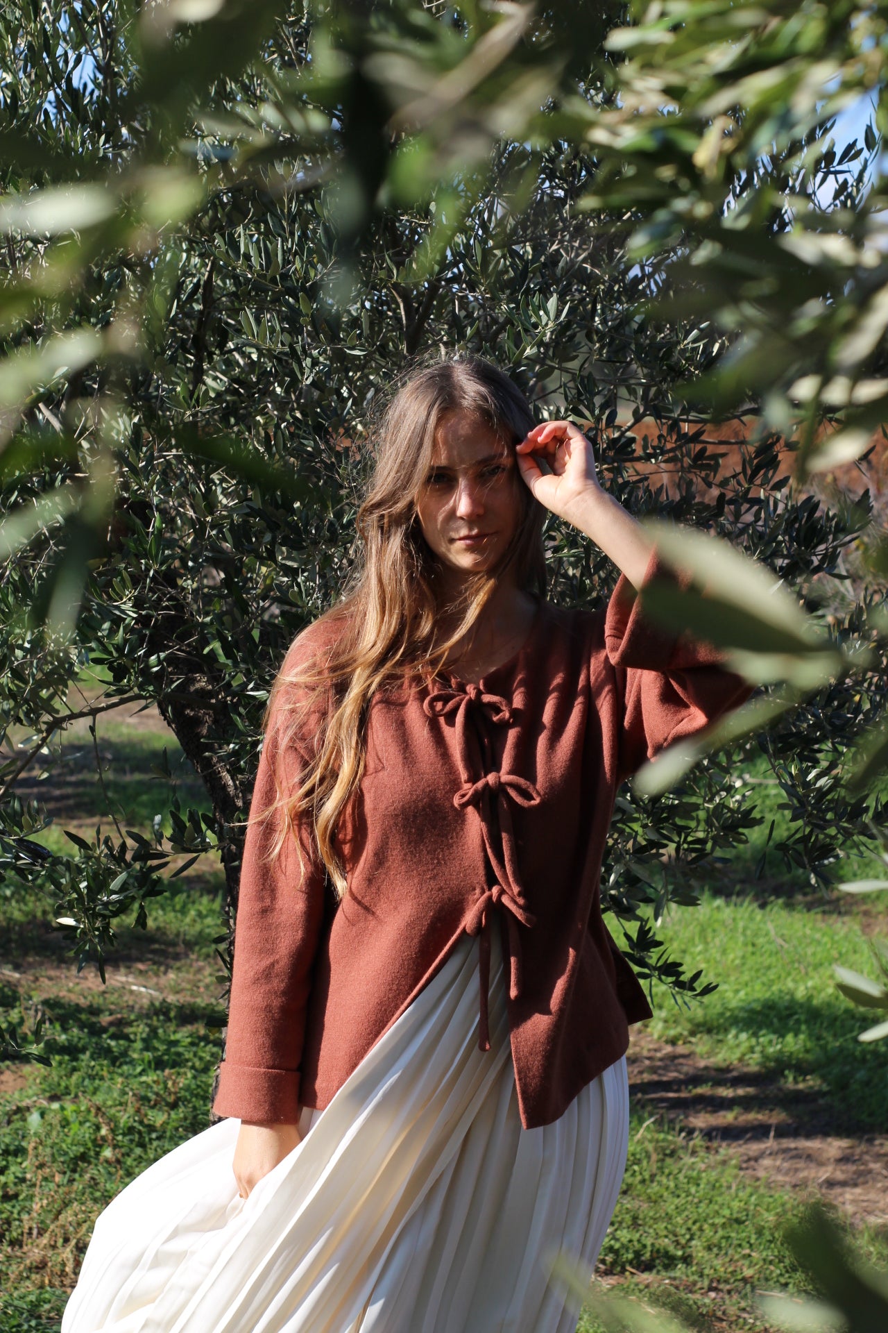 Cardigan Fiocco in lana pura
