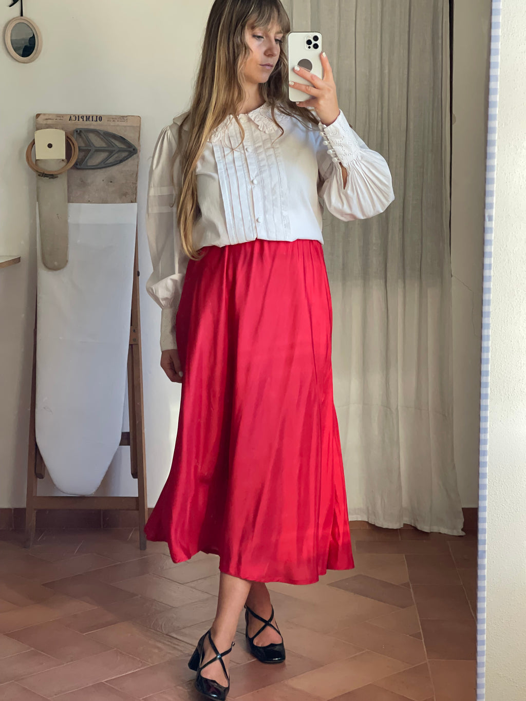 Red Eea skirt