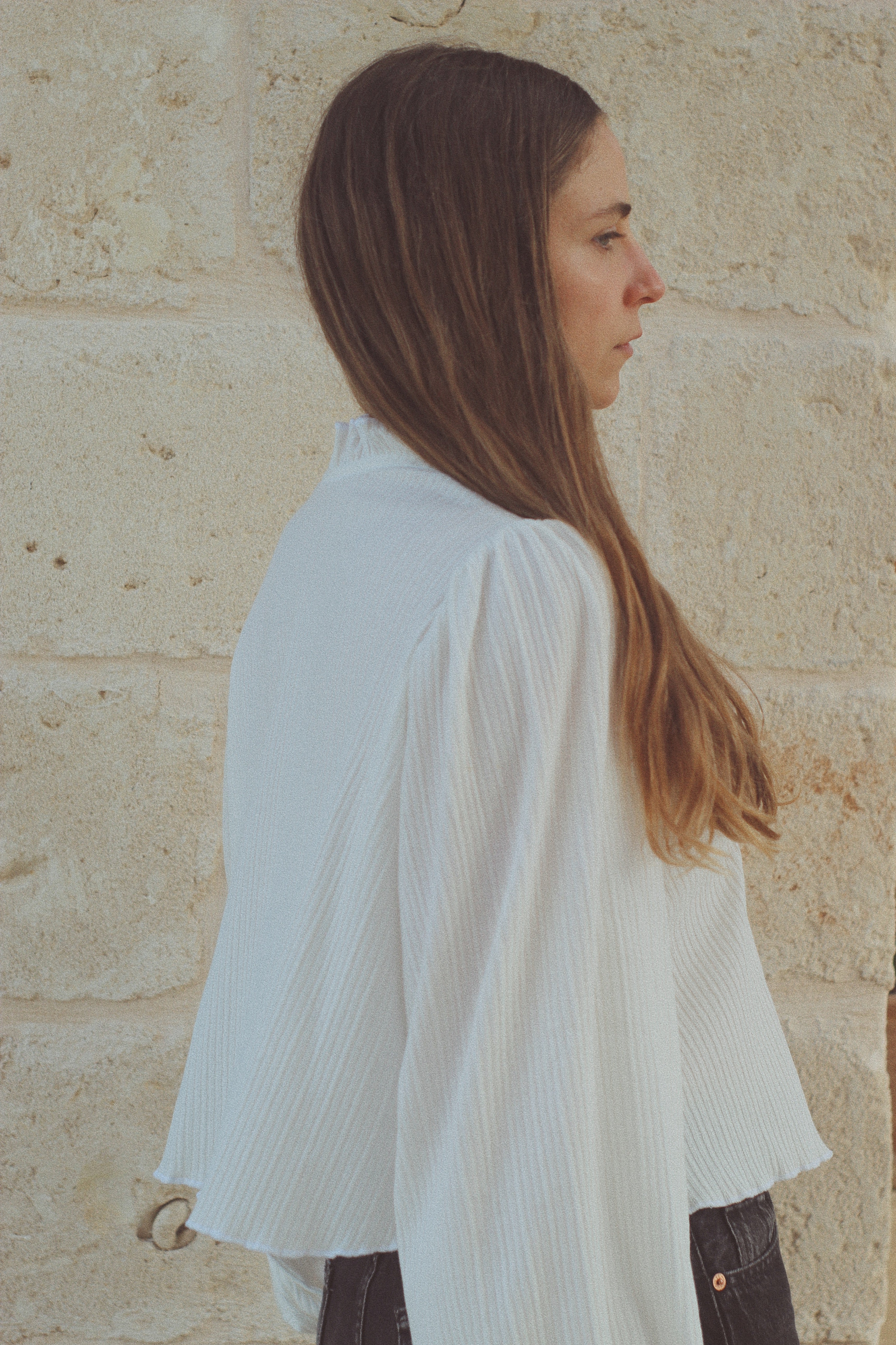 Cardigan in cotone bianco