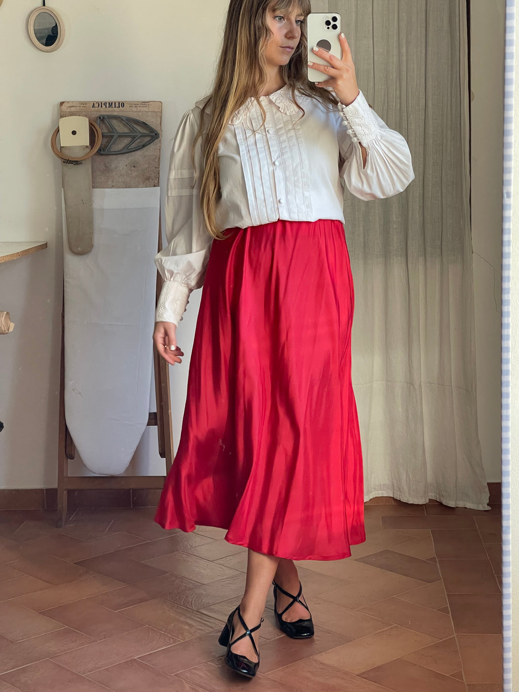 Red Eea skirt