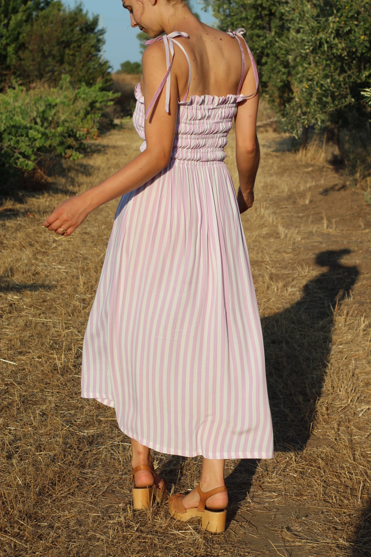 Lola dress with suspenders