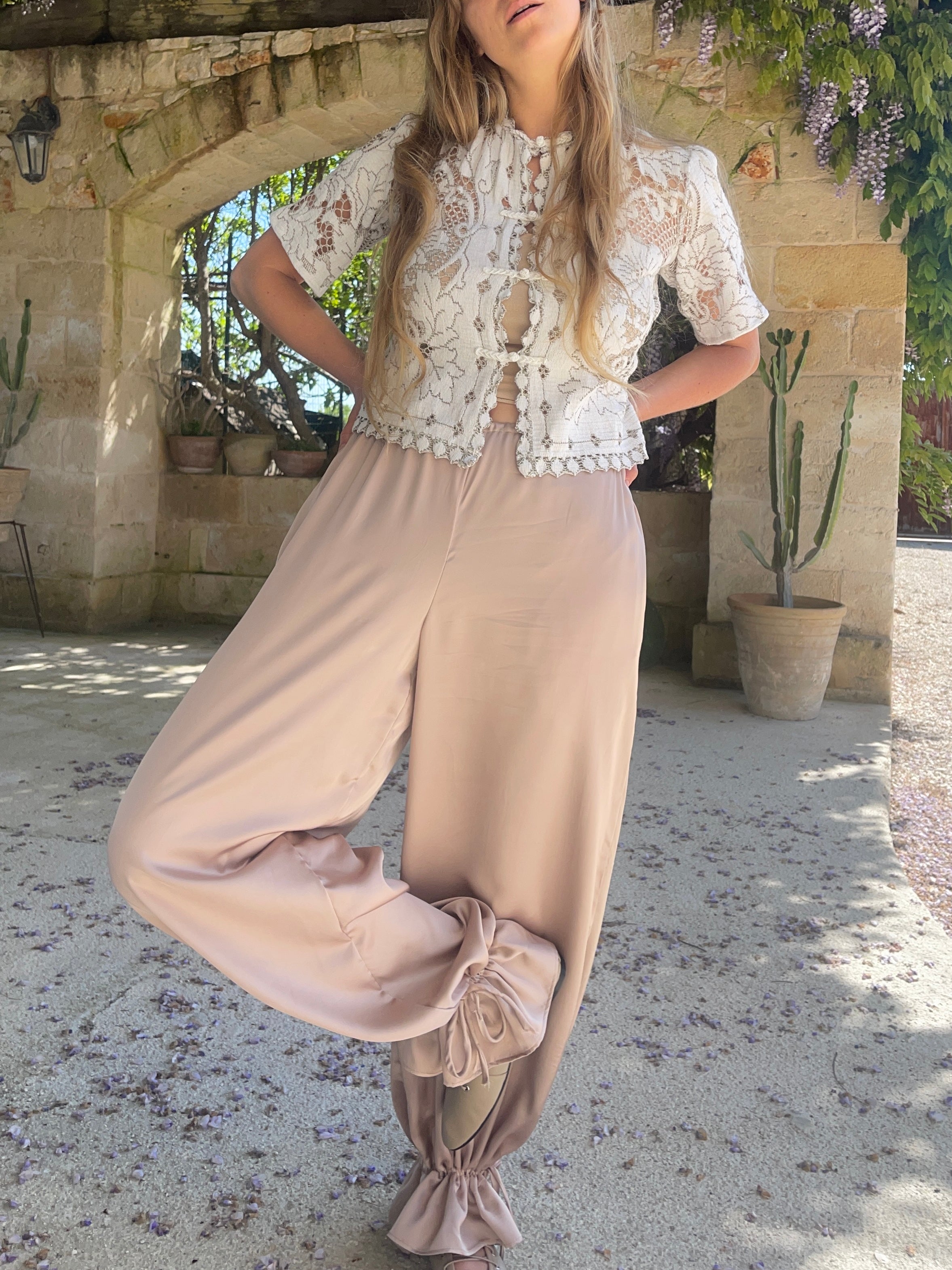 Pantalone satin bloomers