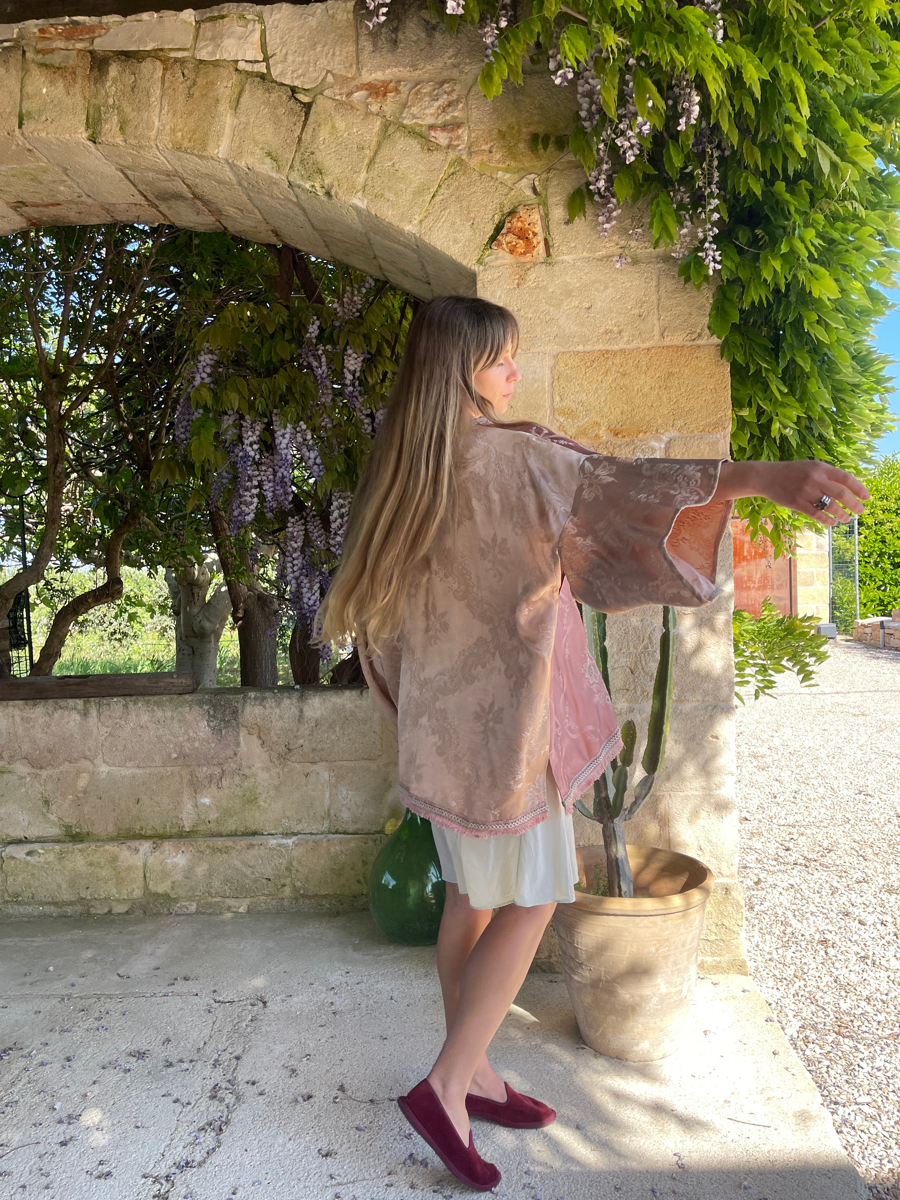 Kimono con frange