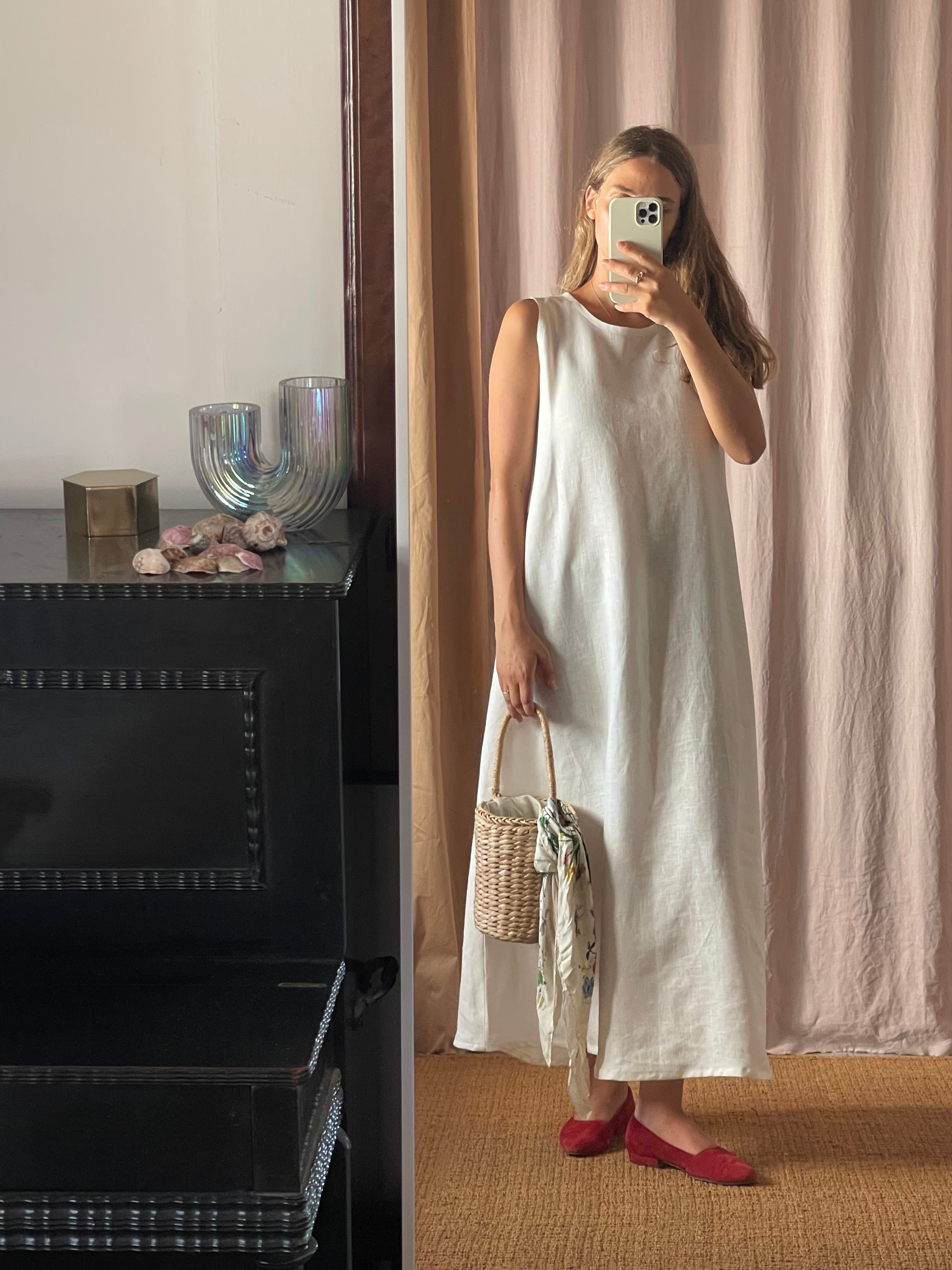 Vestito Riviera lino lungo