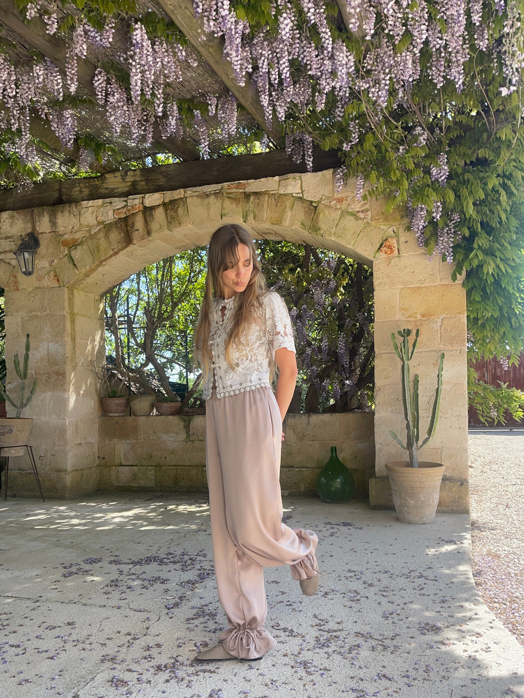 Pantalone satin bloomers