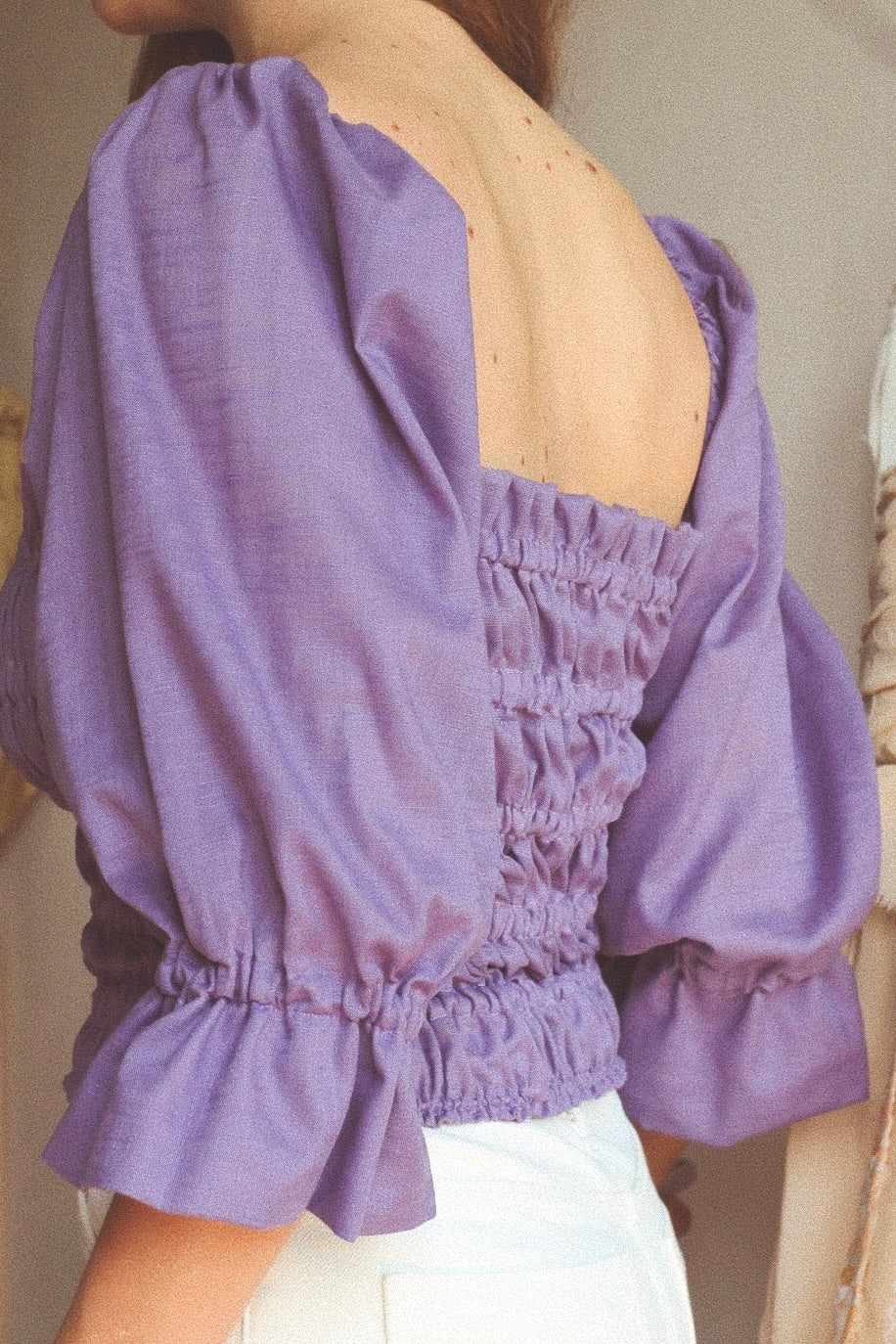 Top Lentiggini Lino