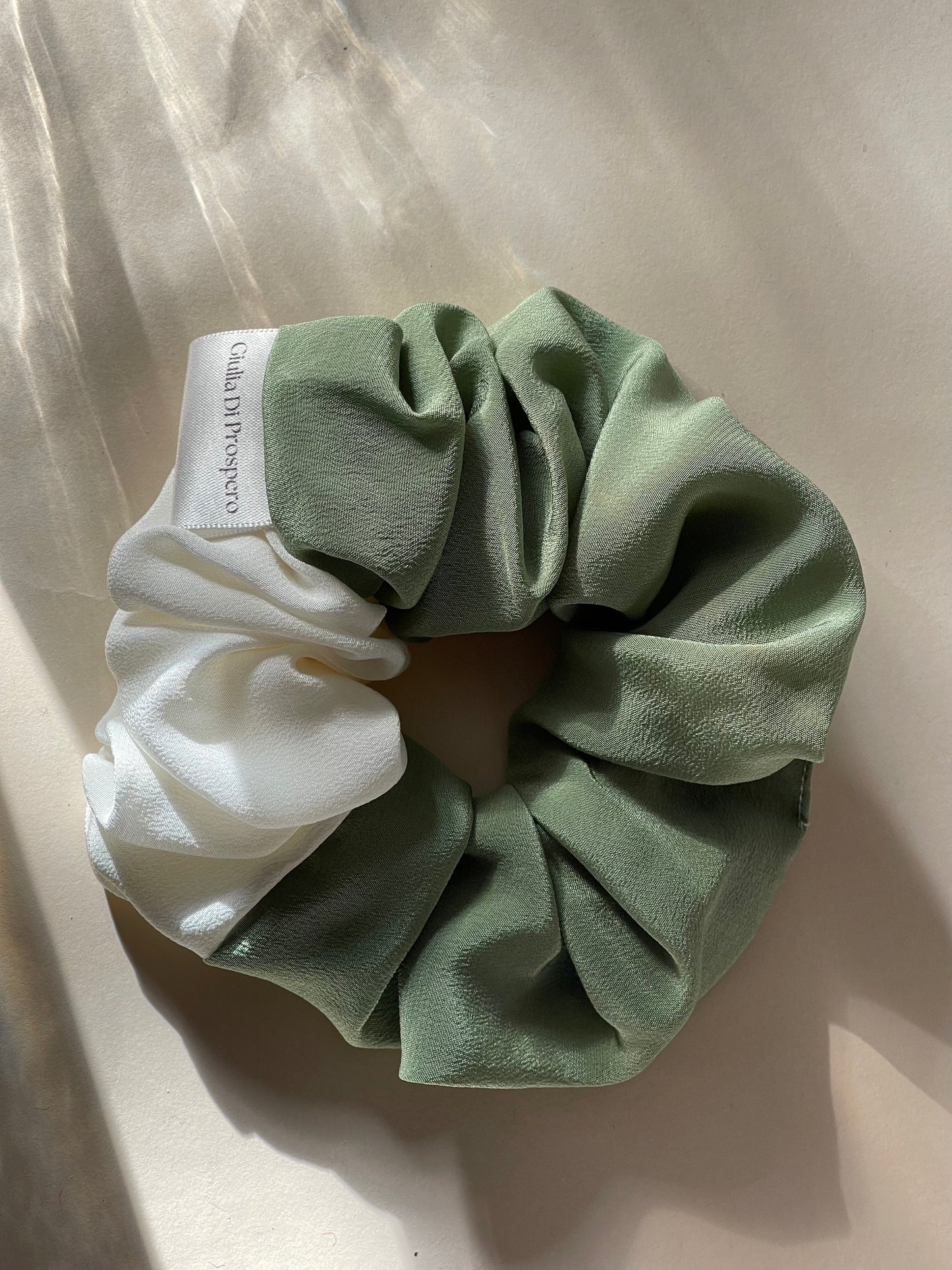 Maxi Scrunchie seta bicolore