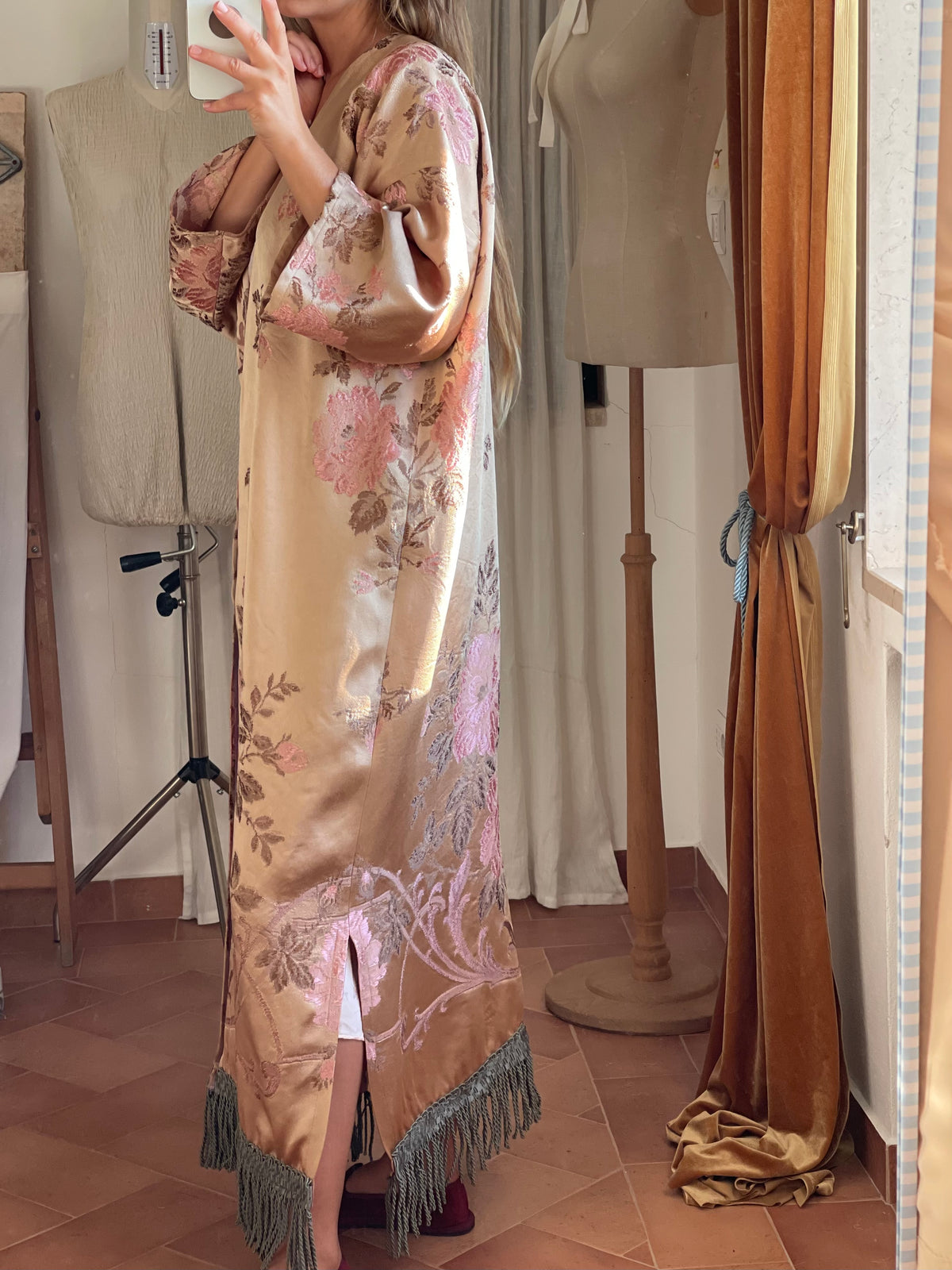 Kimono con frange