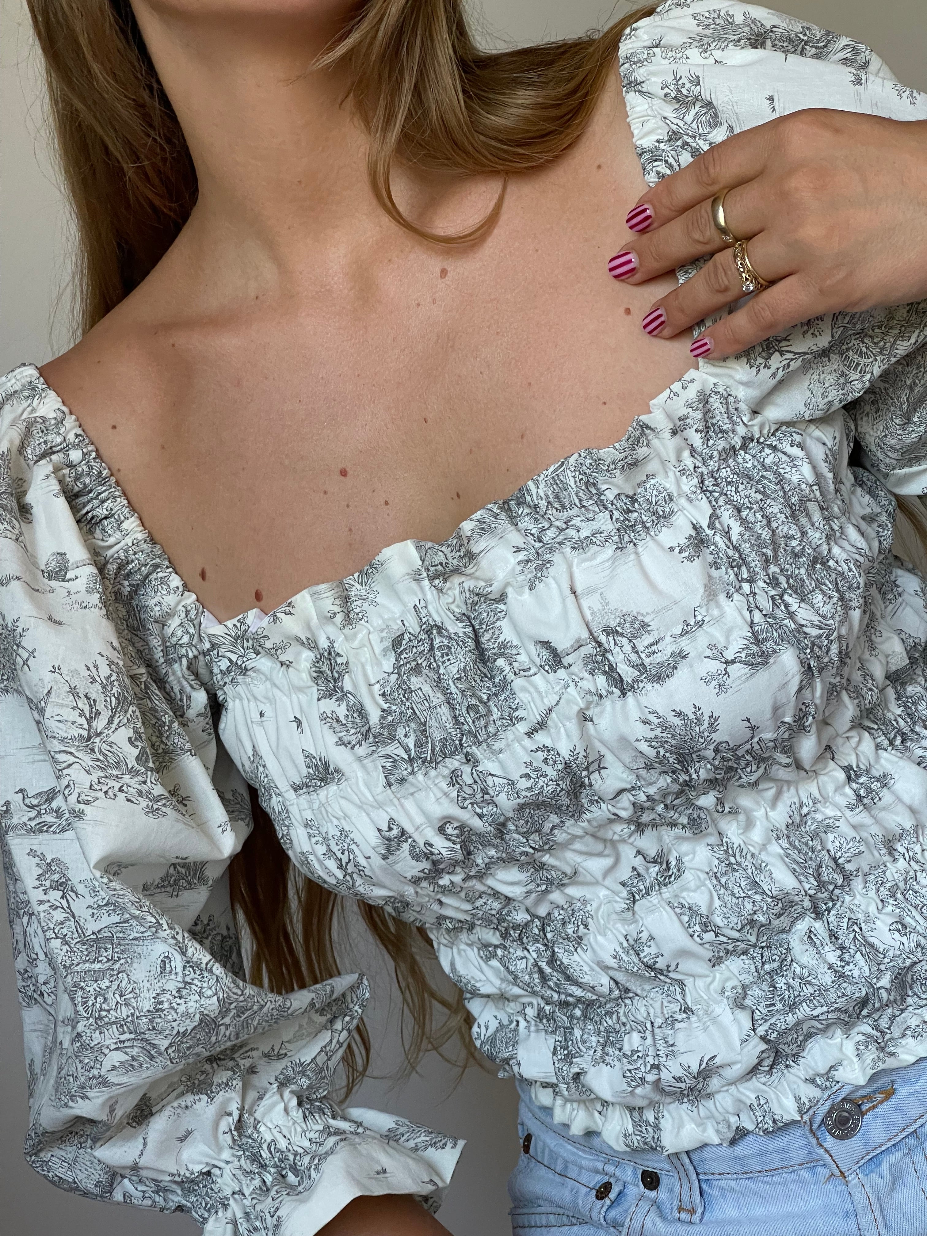 Top Lentiggini Cotone