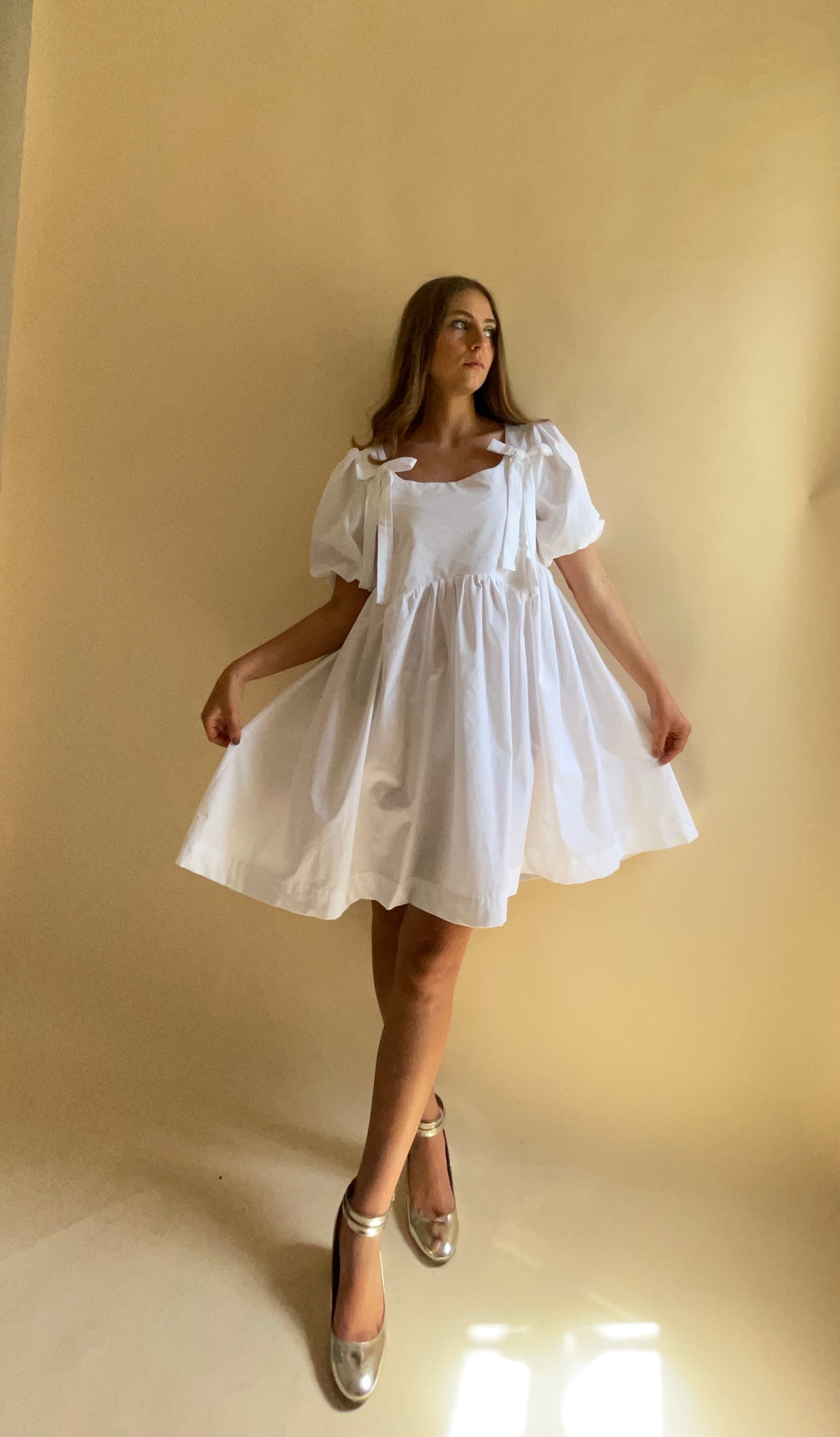 Linen / cotton picnic dress