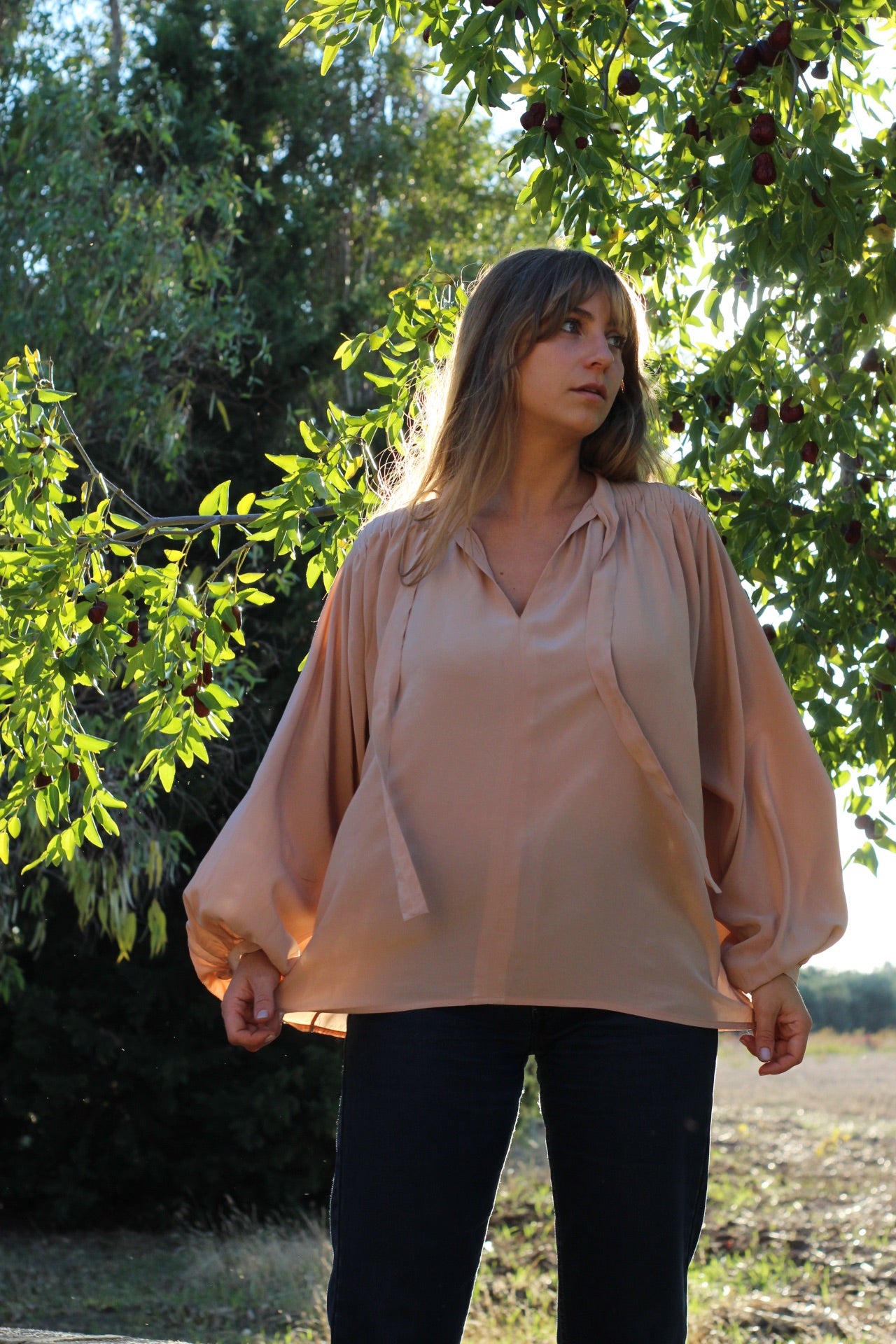 Blusa Lucia seta