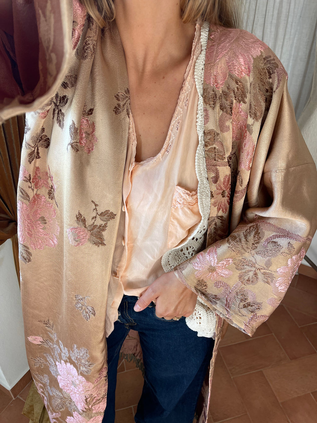 Kimono con frange
