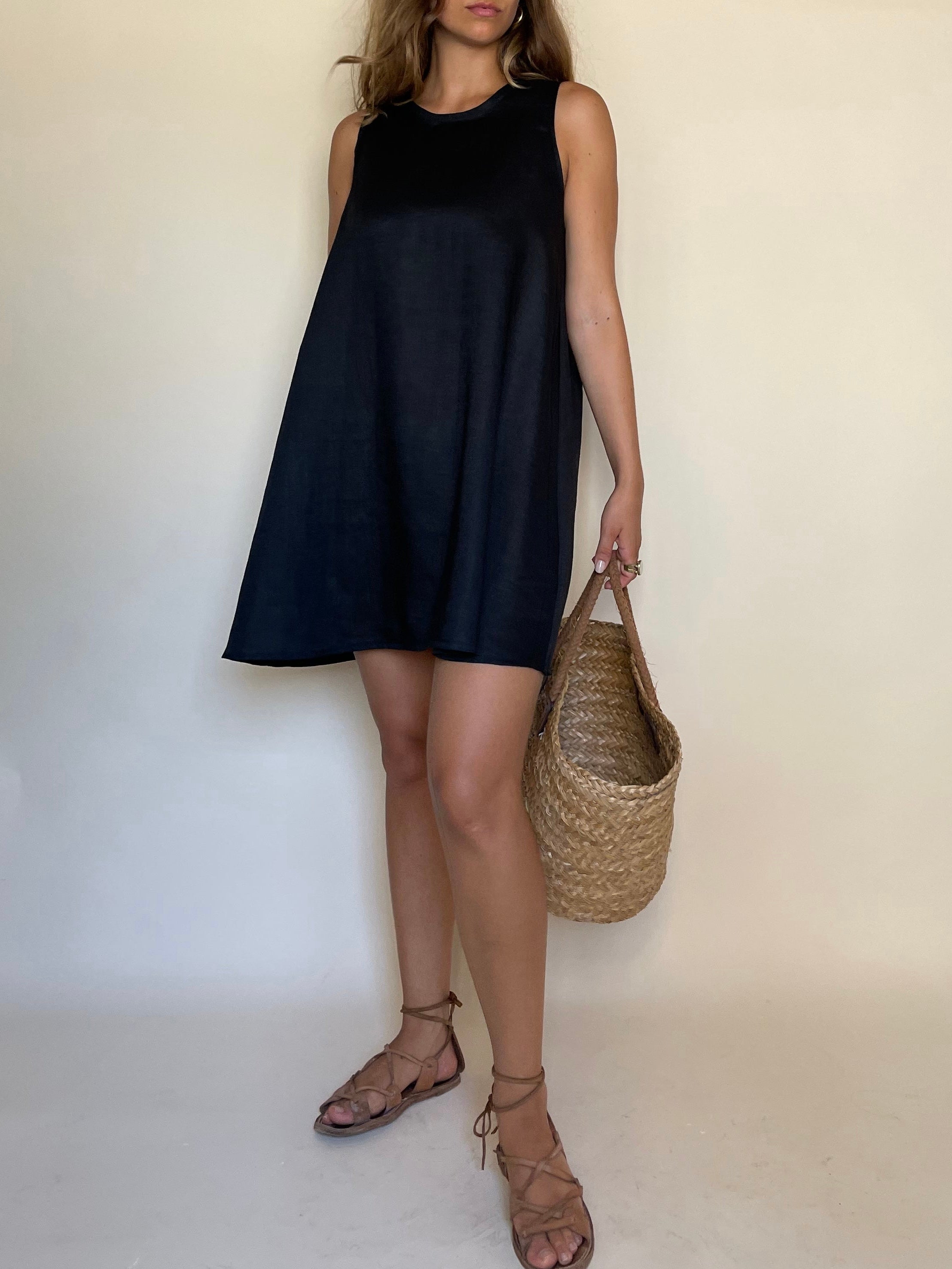 Vestito Riviera lino corto