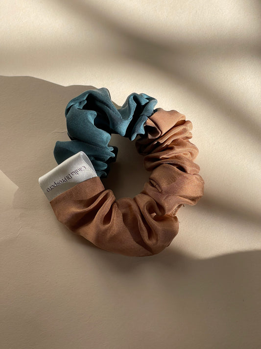 Medium Scrunchie bicolore