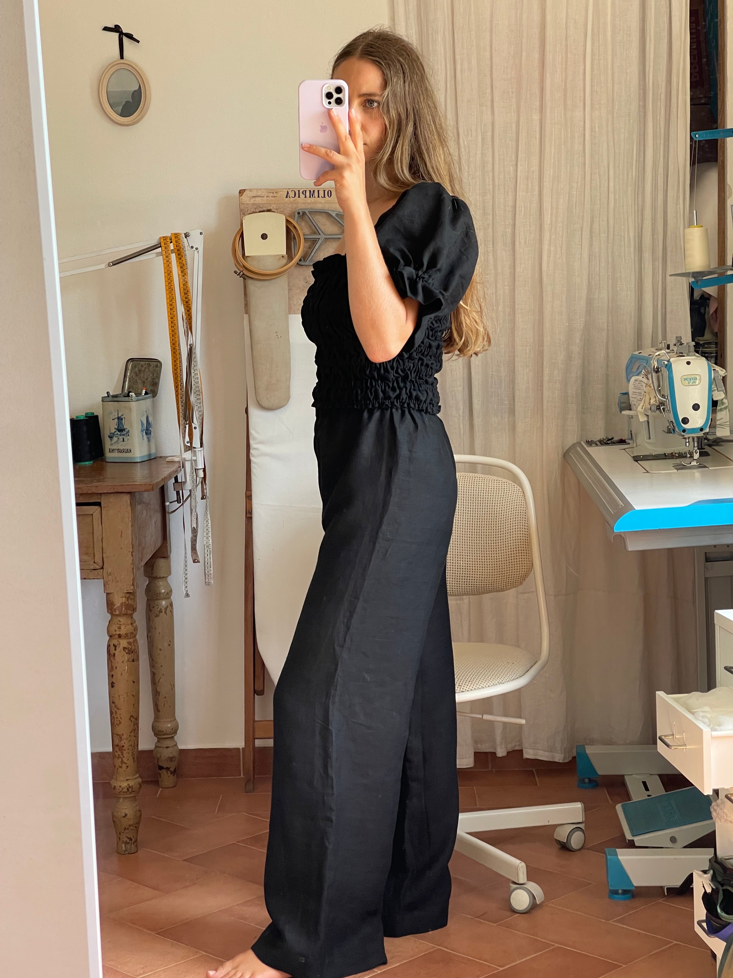 Pantalone Olivia lino
