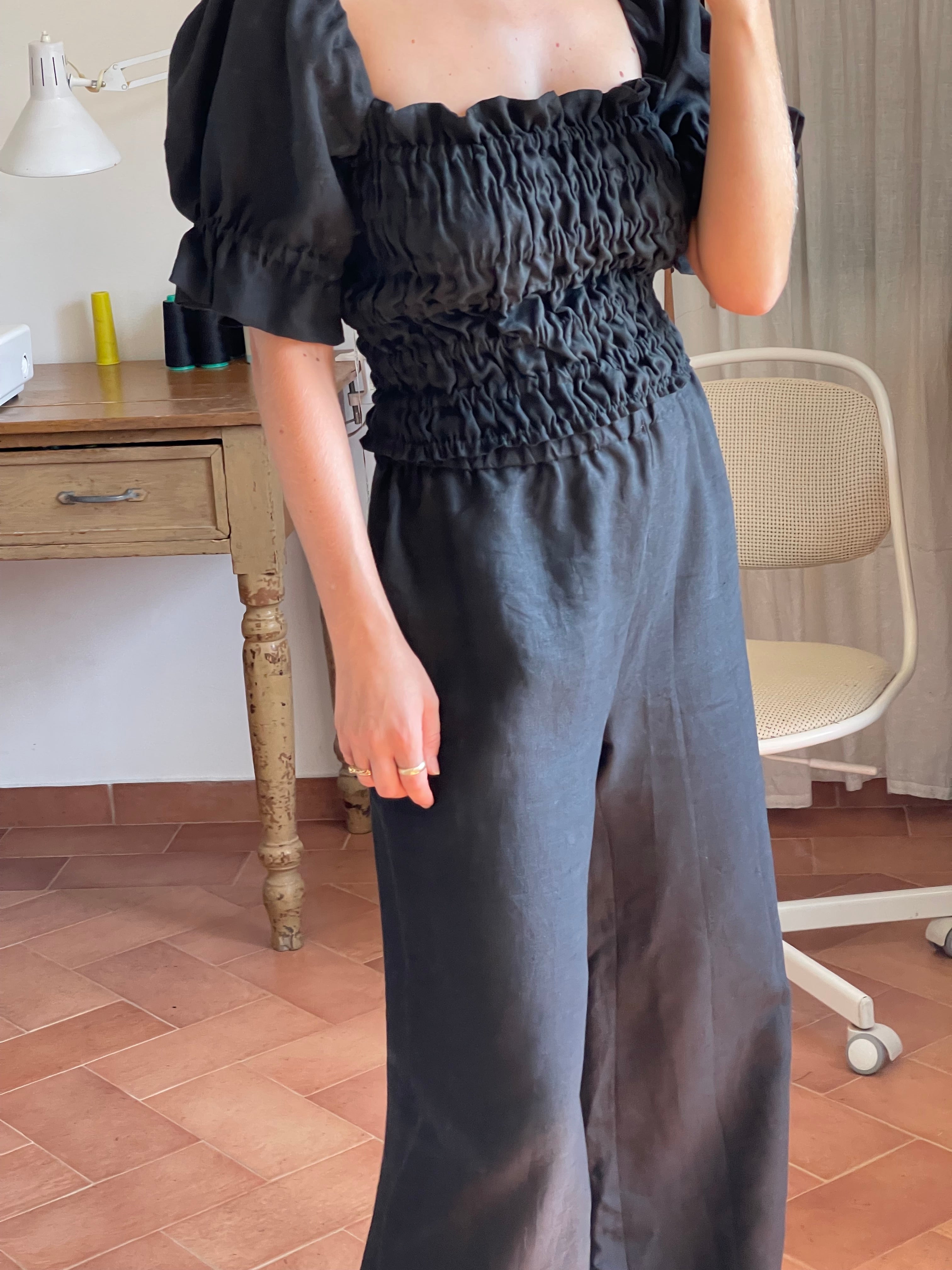 Pantalone Olivia lino