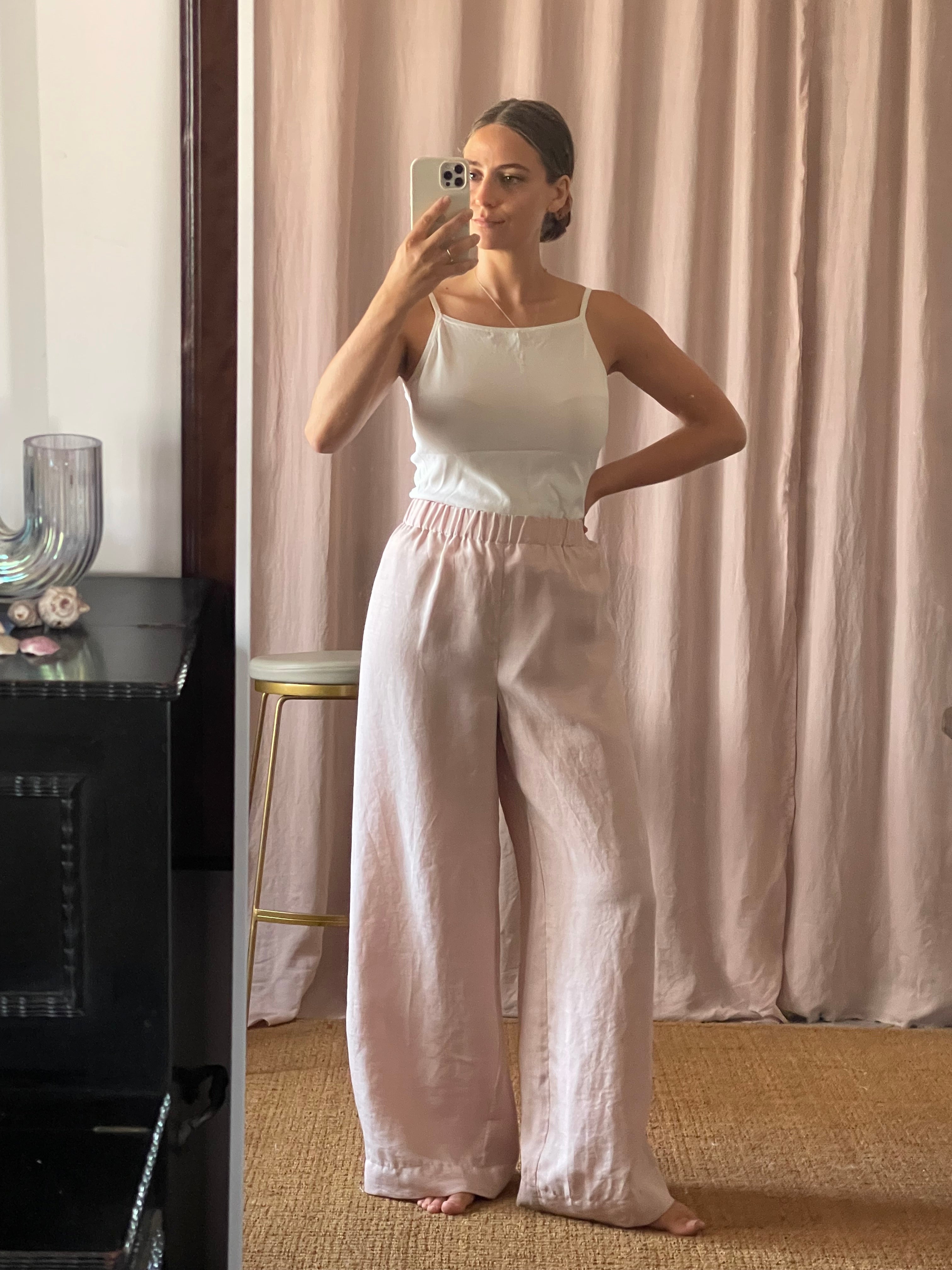 Pantalone Olivia lino