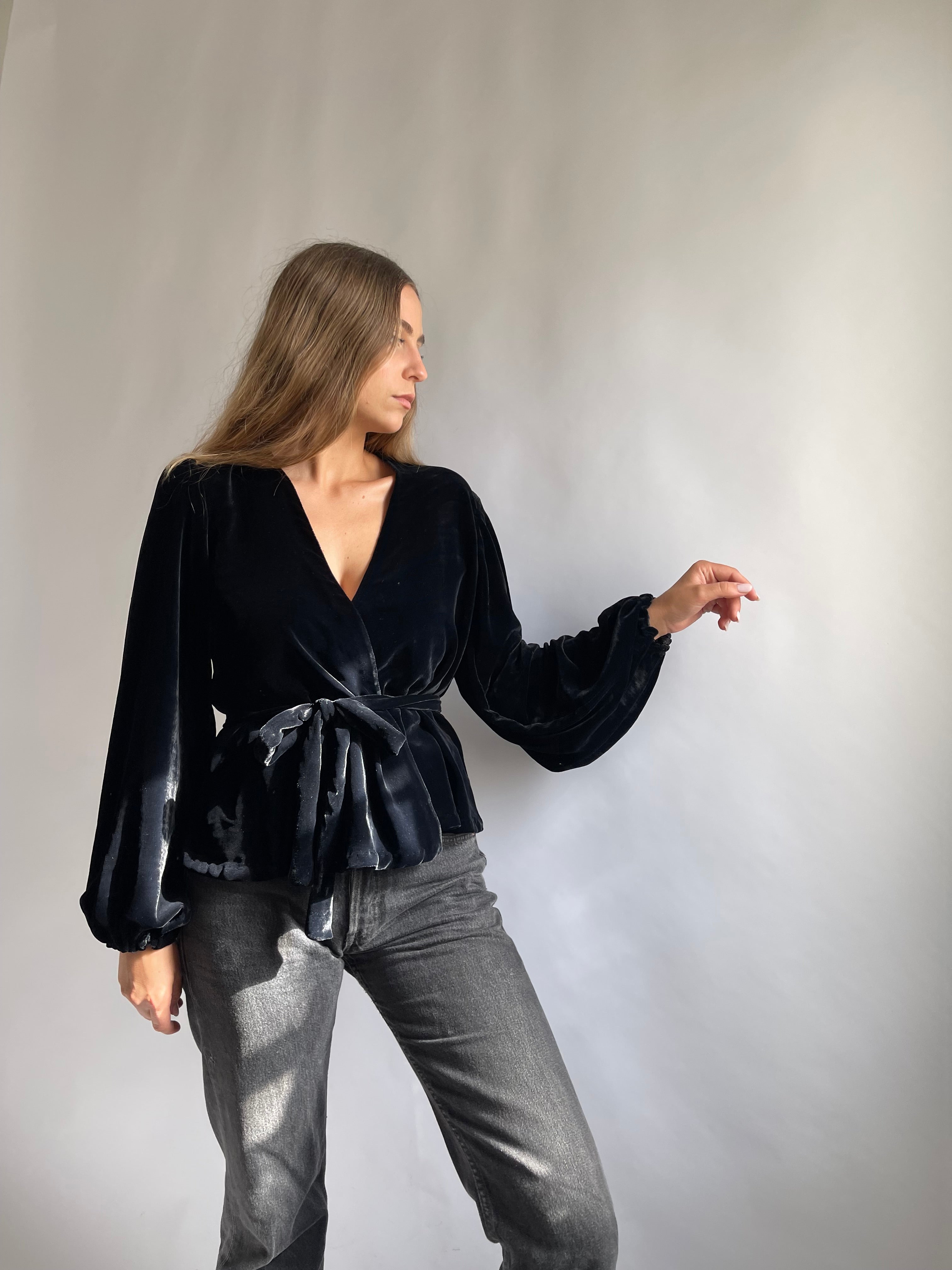 Cardigan Beatrice Velluto Seta