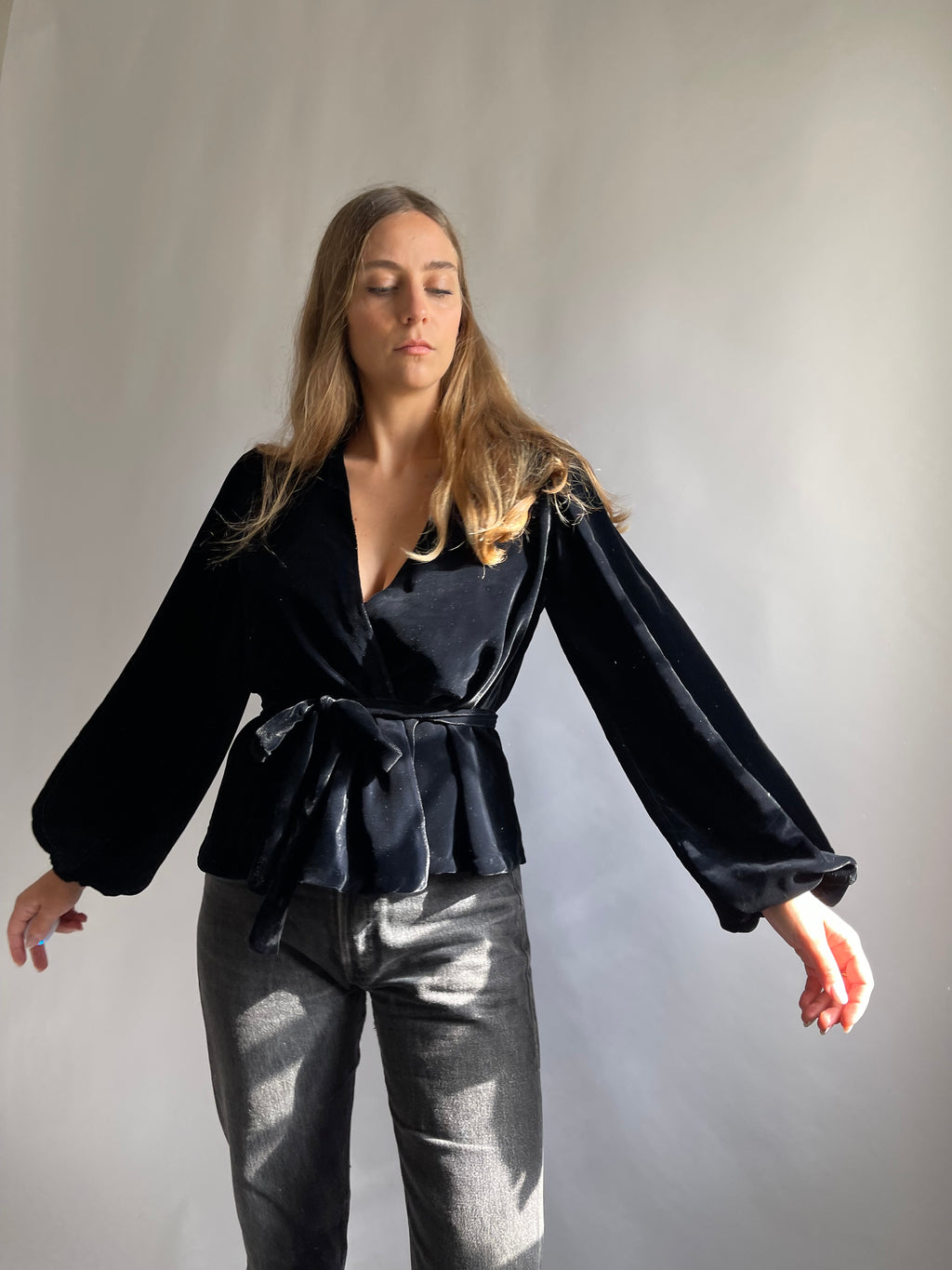 Cardigan Beatrice Velluto Seta