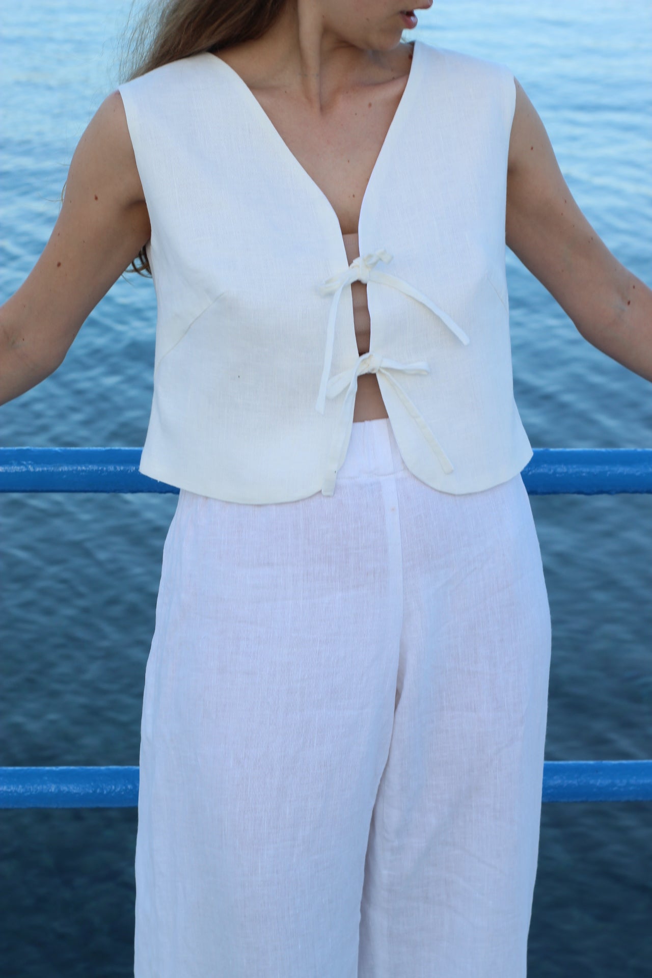 Pantalone Olivia lino