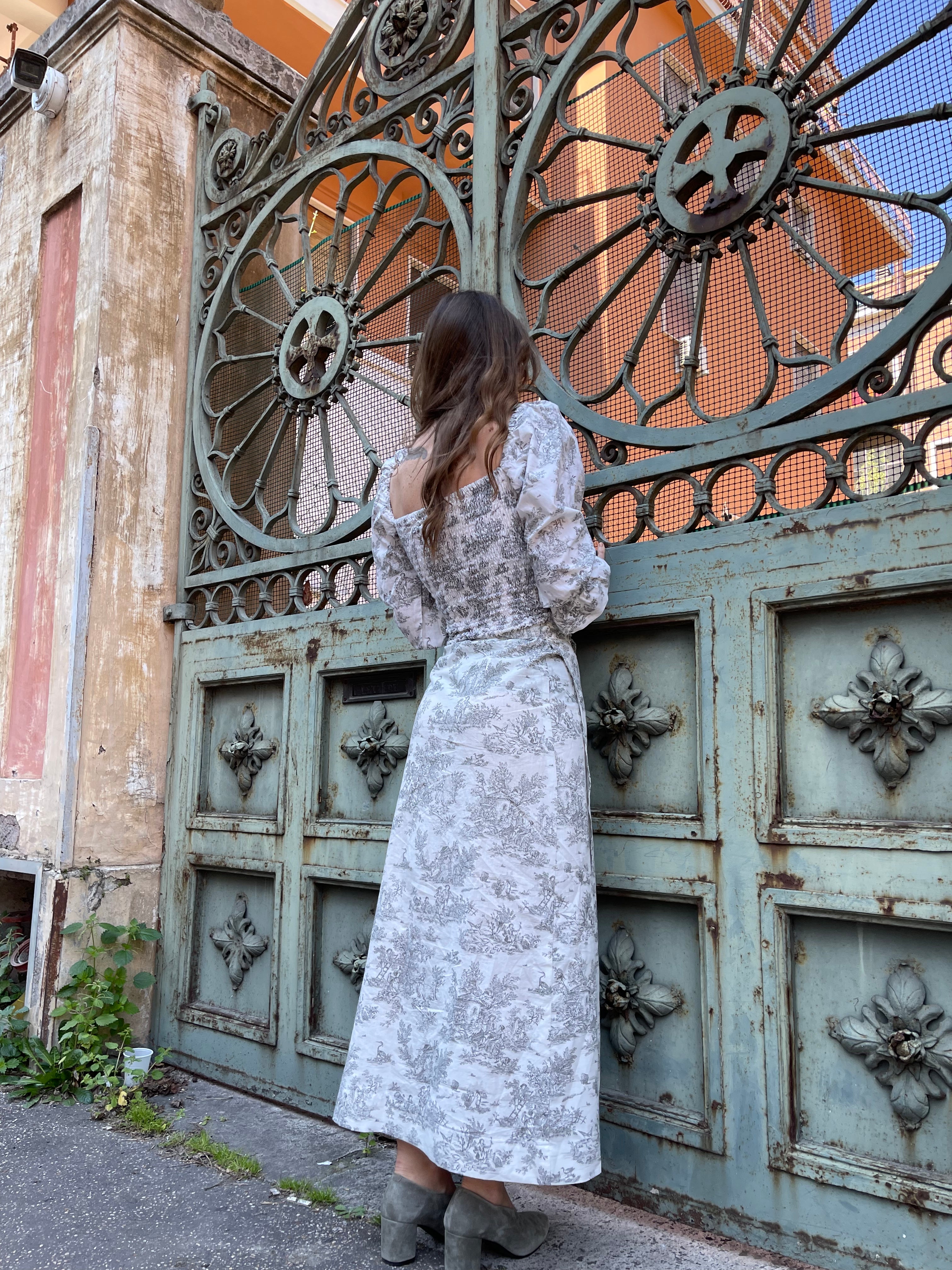 Gonna Isole cotone midi