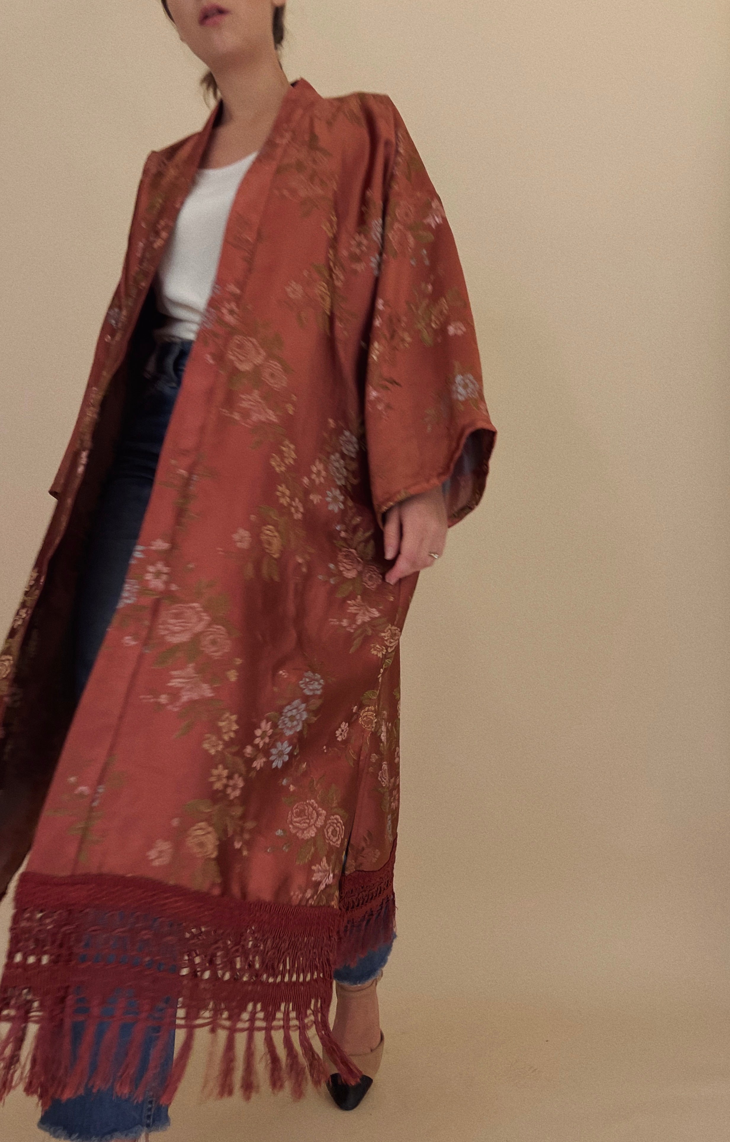 Kimono con frange