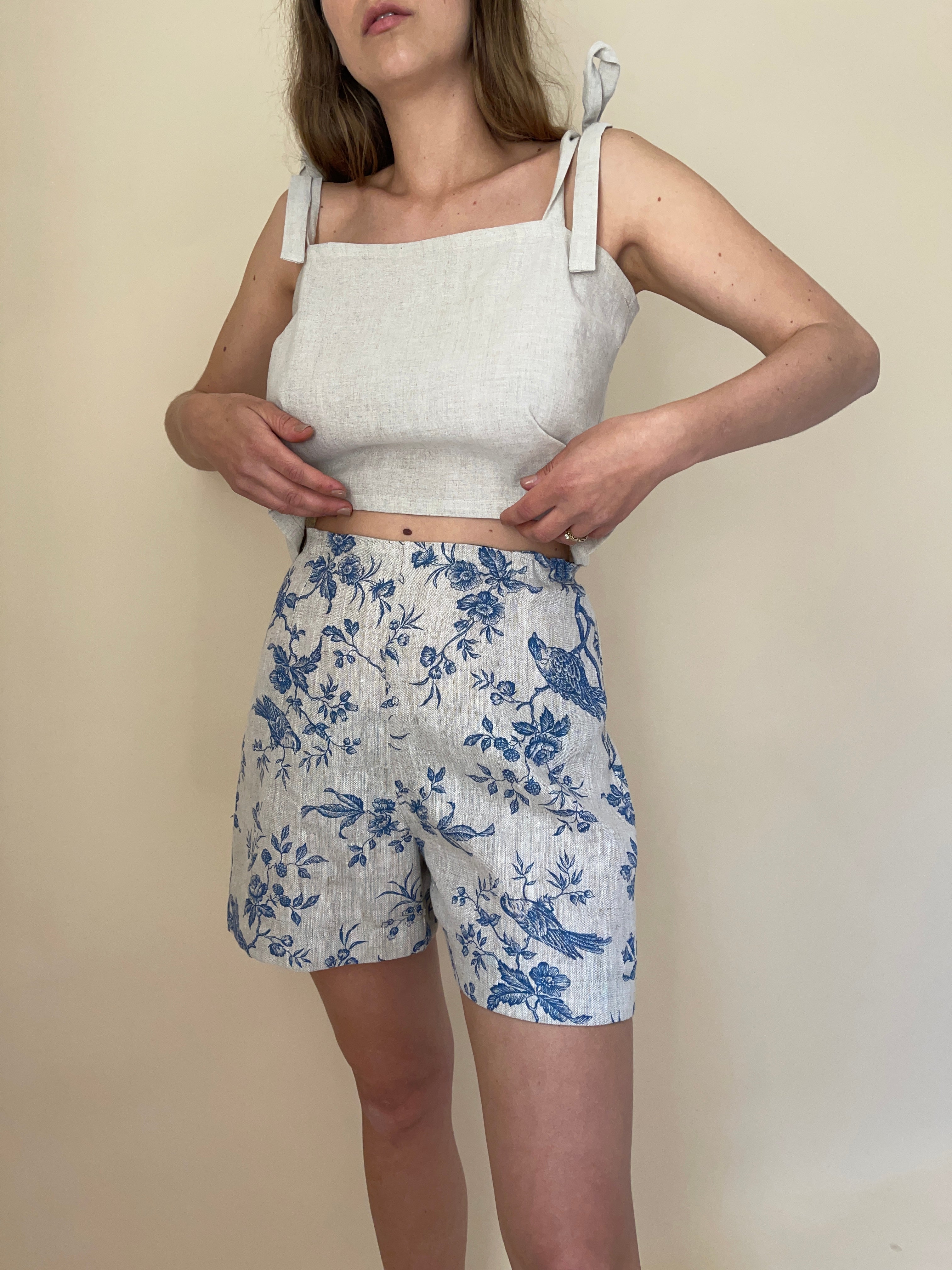 Pantaloncino Cicala lino