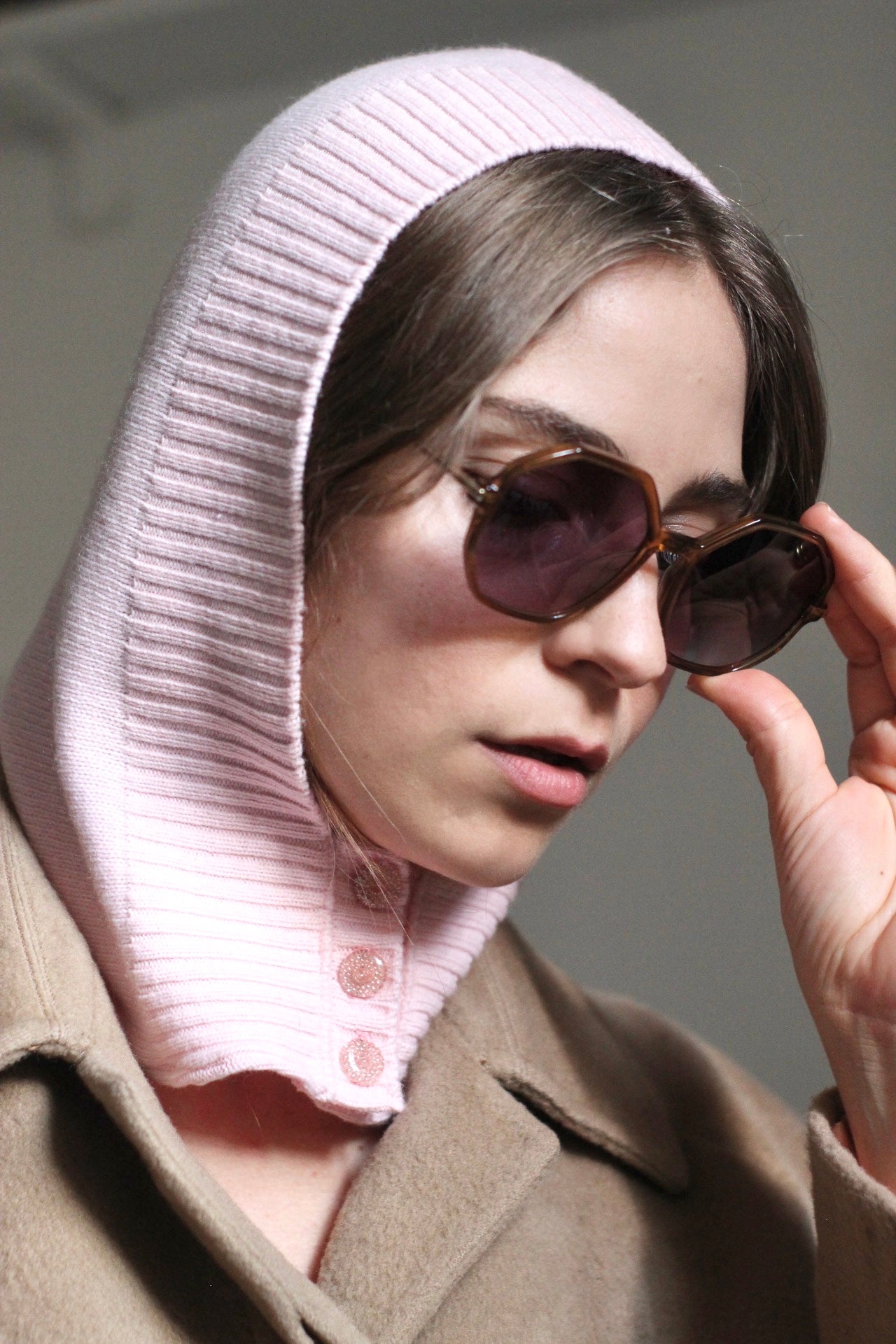 Balaclava rosa baby