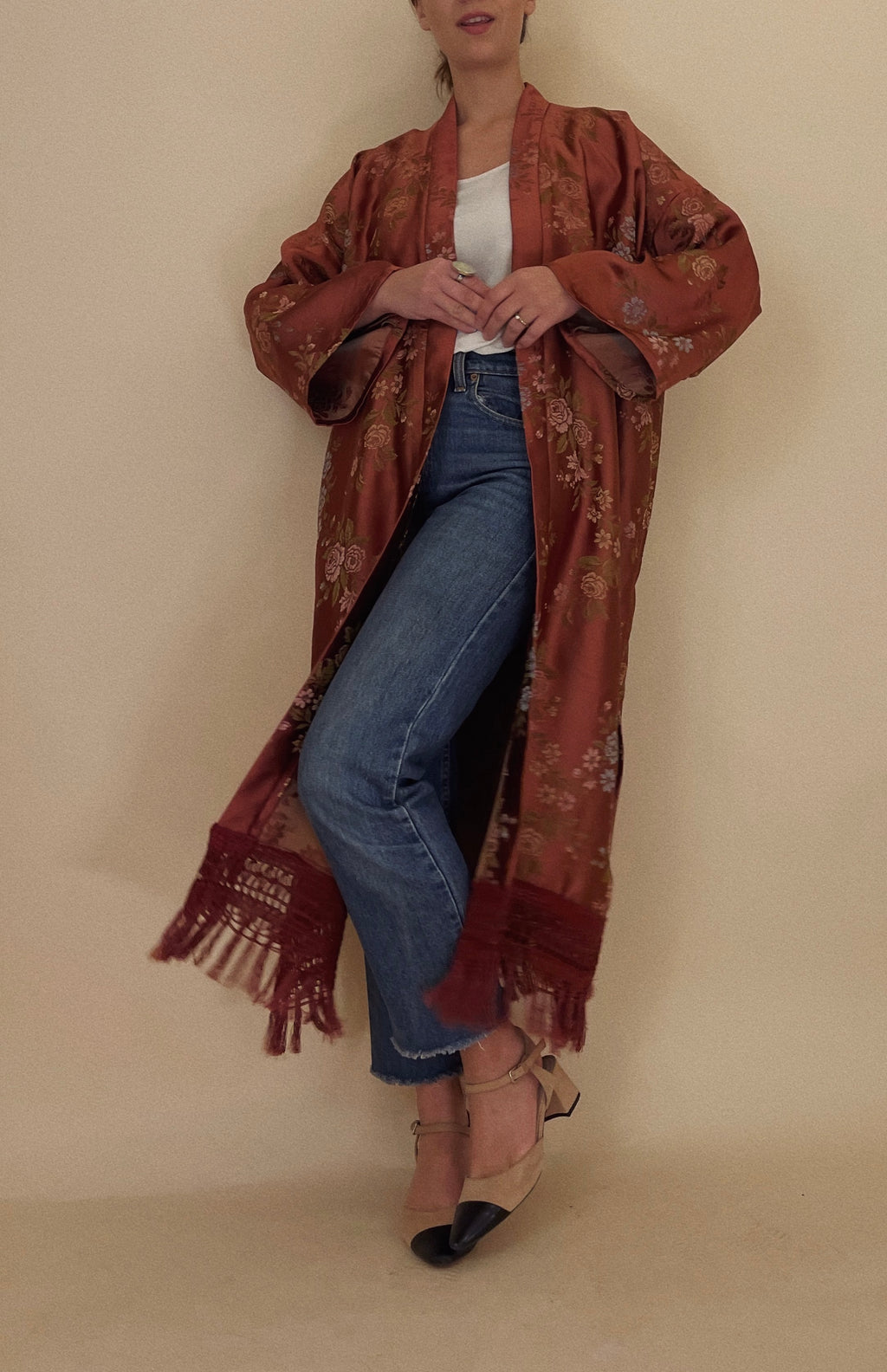 Kimono con frange